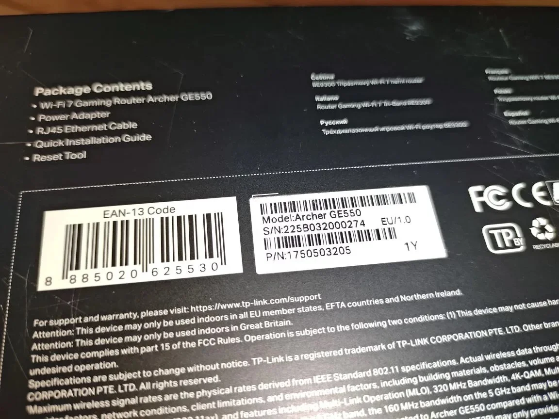 ТР-Link Аrсhеr GЕ550 ВЕ9300 WiFi7 - миниатюра 8