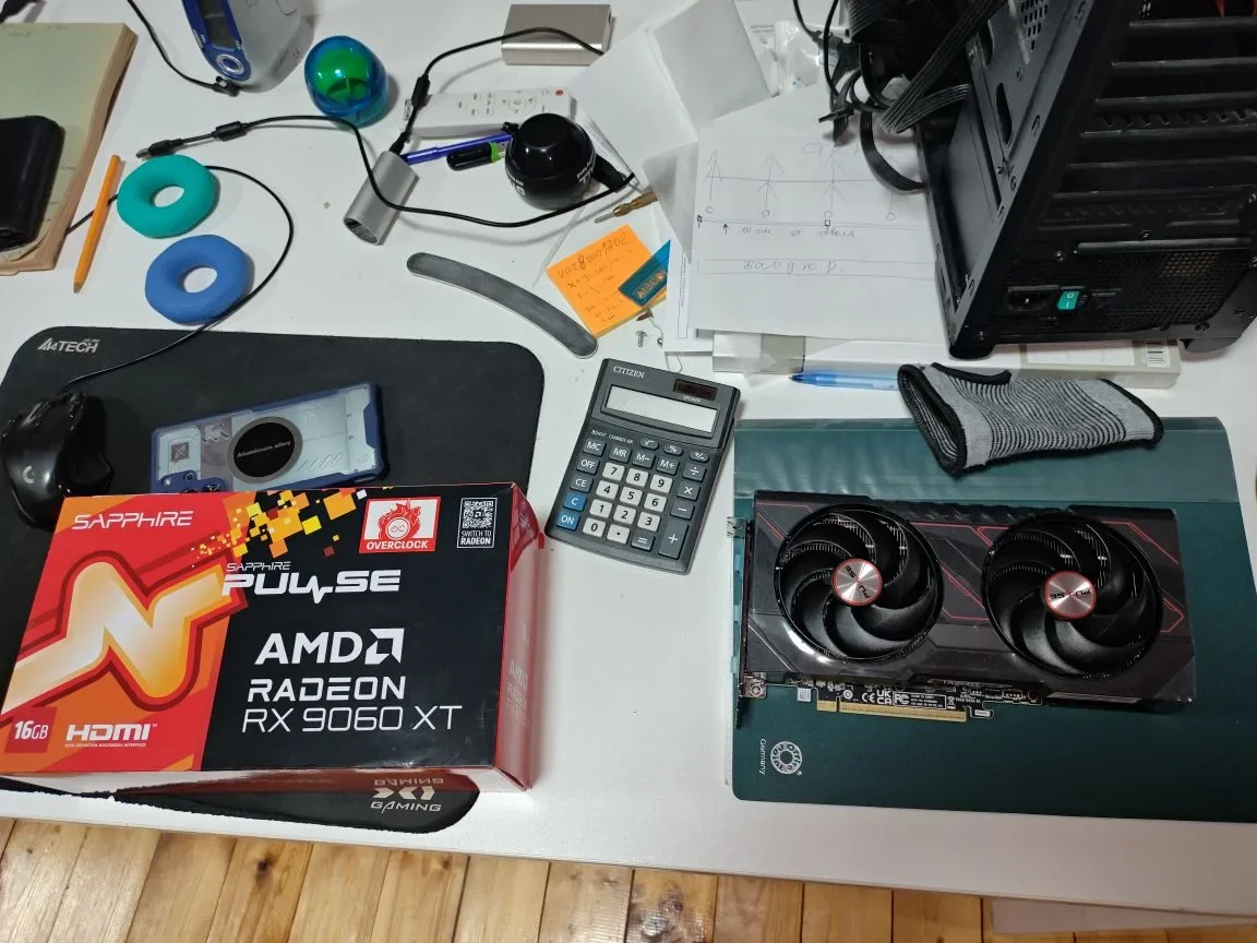 Sapphire AMD Radeon RX 9060 XT 16GB 128 bit 11350-03-20G Pulse OC 16 GB GDDR6 - миниатюра 3