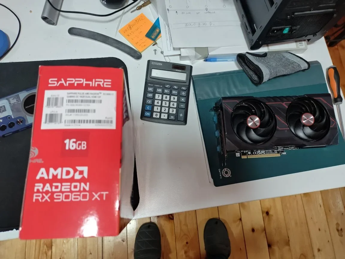 Sapphire AMD Radeon RX 9060 XT 16GB 128 bit 11350-03-20G Pulse OC 16 GB GDDR6 - миниатюра 7