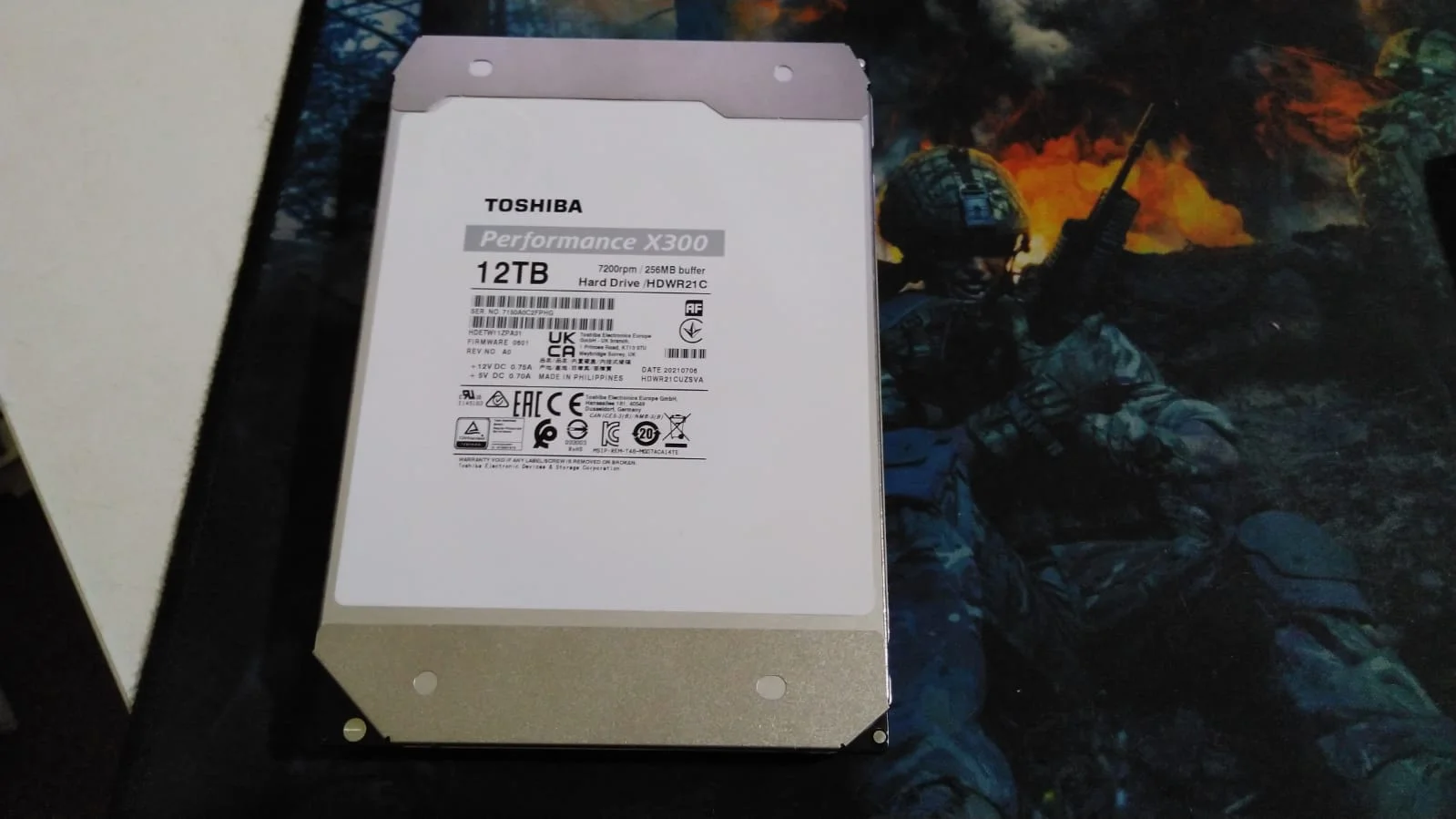 12 ТБ Жесткий диск Toshiba X300 Performance HDWR21CUZSVA - изображение 1