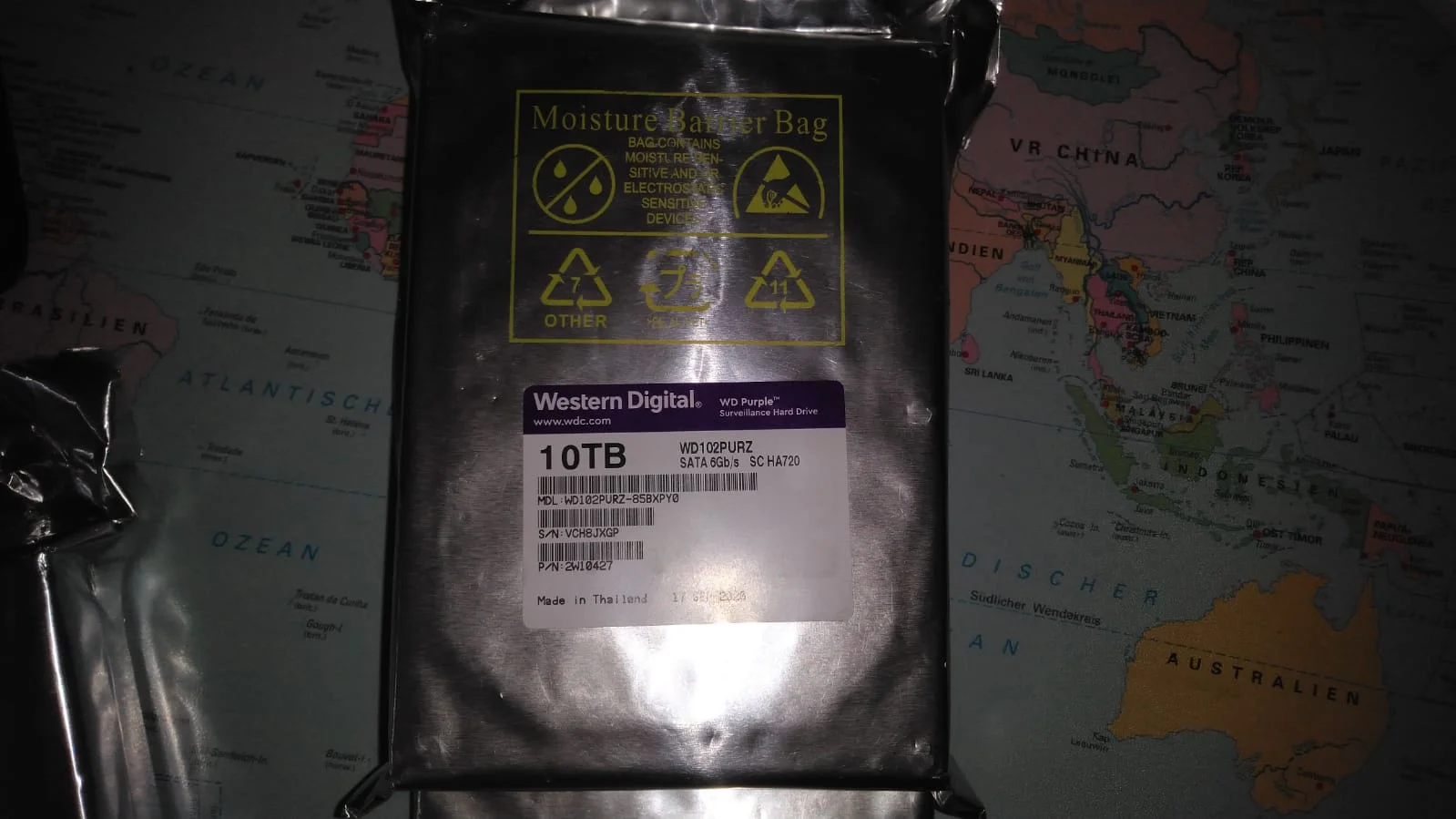 10 TB WD Purple WD102purz SATA 6GB SC HA720 - миниатюра 5
