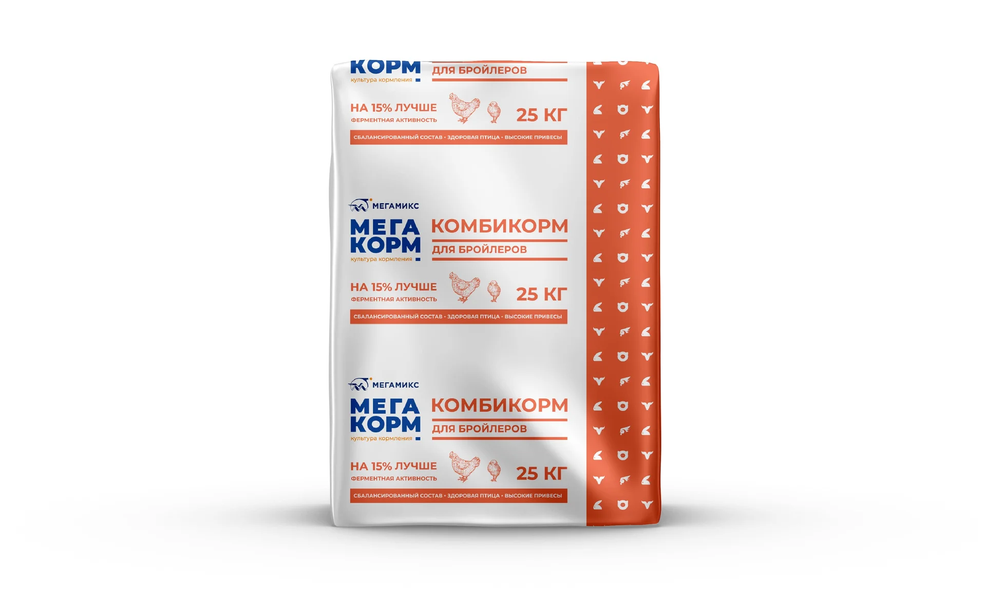 Комбикорм "МегаМикс" ПК-6 Финиш для бройлеров от 29 дней (25 кг.) - изображение 1