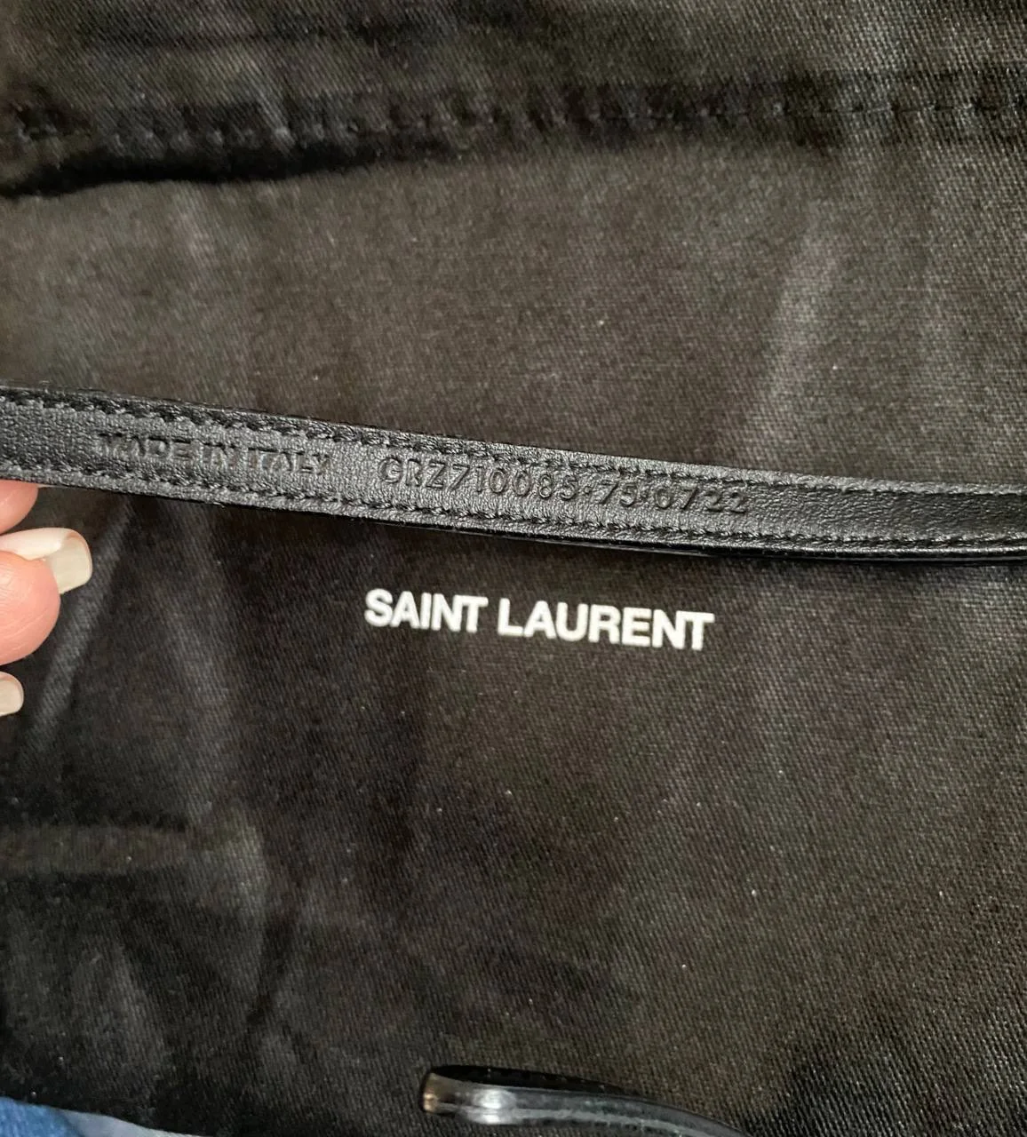 Ремень Saint Laurent новый - миниатюра 4