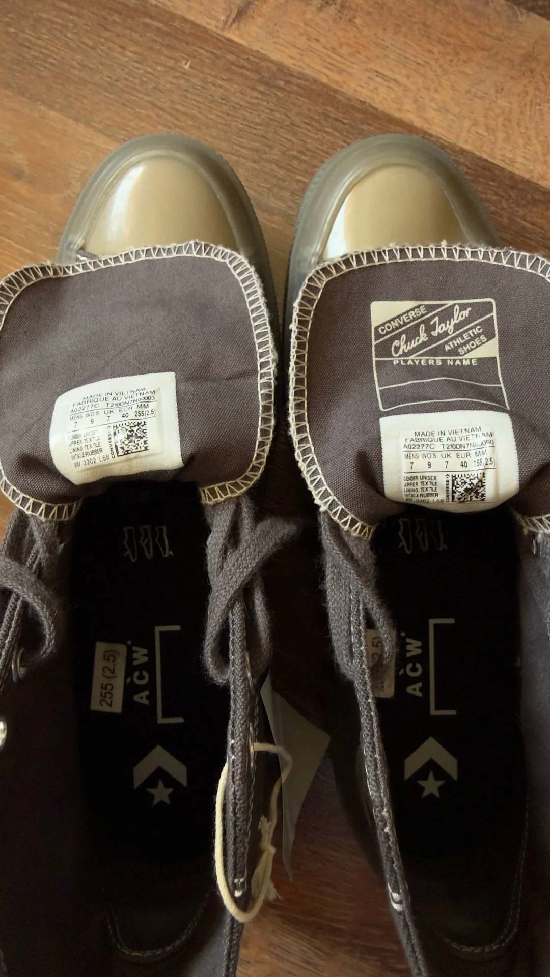 Кеды Converse x A-COLD-WALL* Chuck 70 High (ОРИГИНАЛ) - миниатюра 6