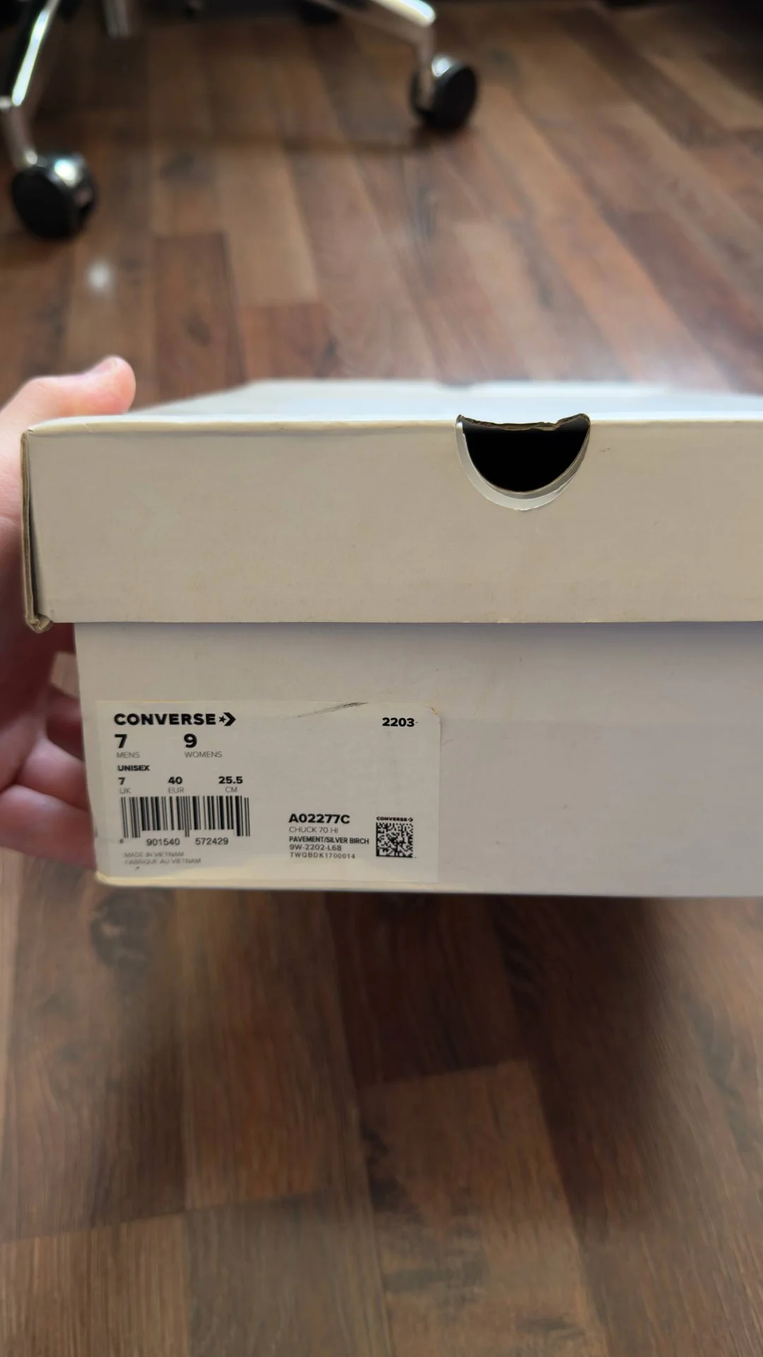 Кеды Converse x A-COLD-WALL* Chuck 70 High (ОРИГИНАЛ) - миниатюра 9