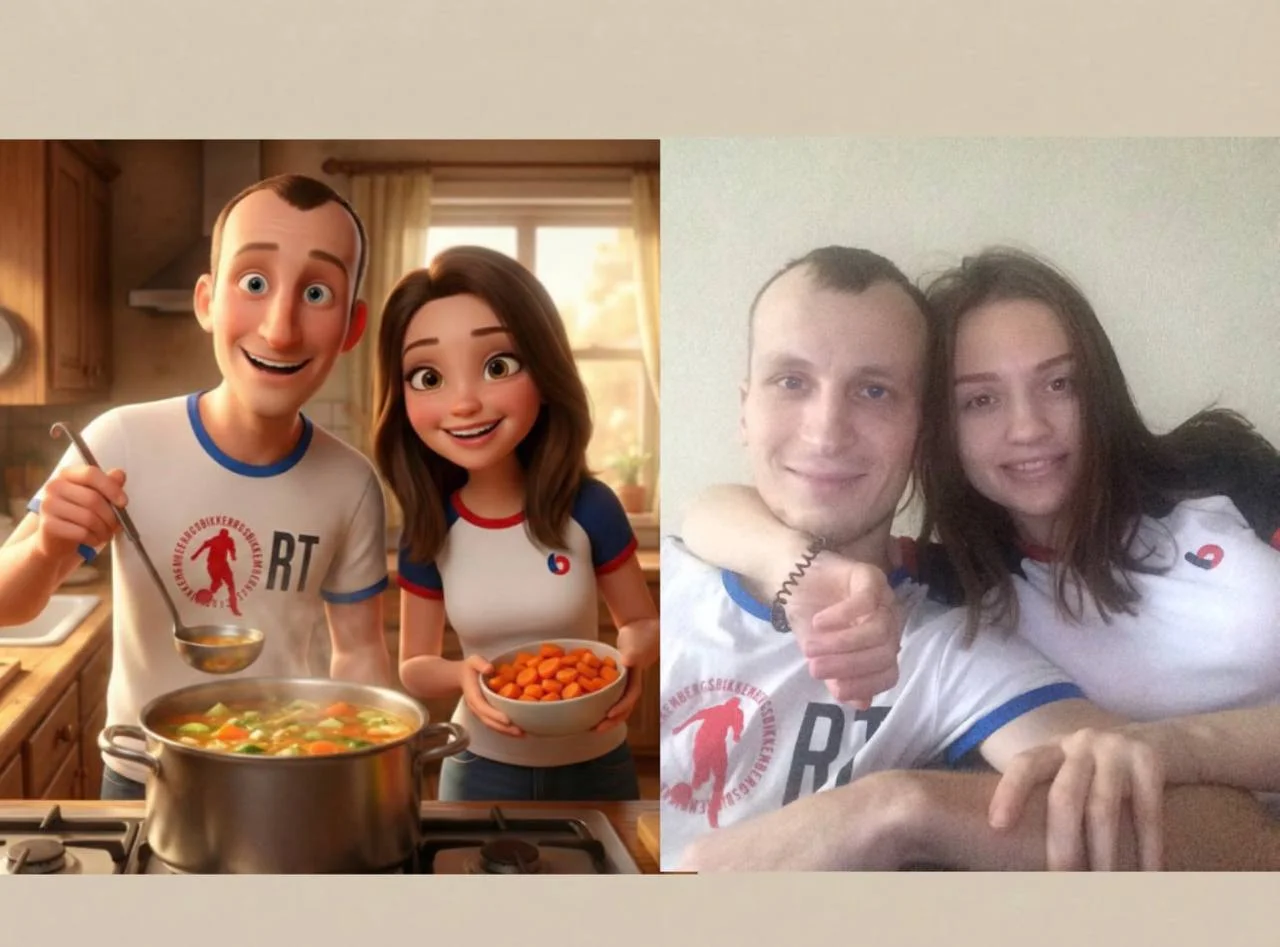 Мультфильм по фото в подарок Pixar, Disney, AI - миниатюра 8