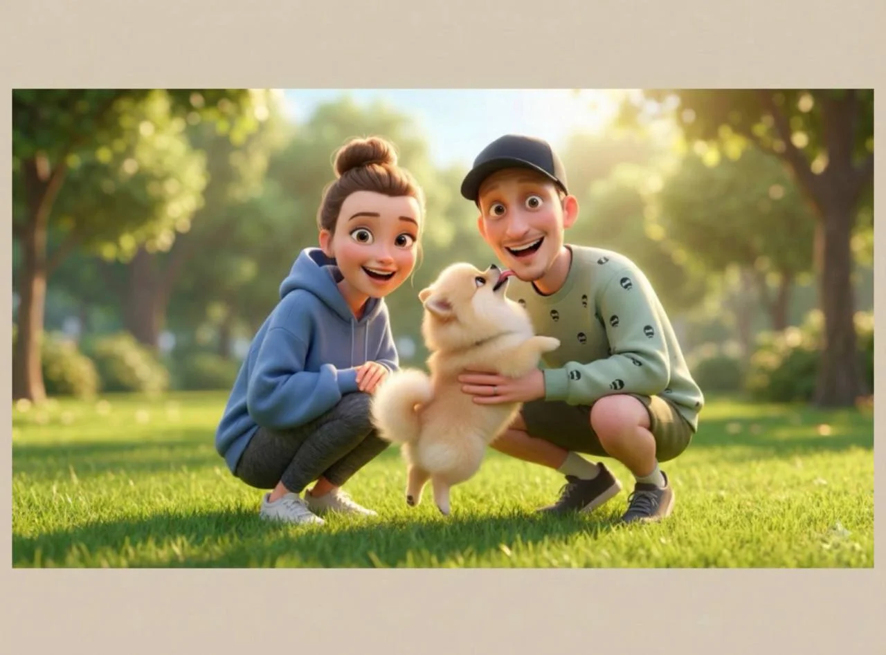 Мультфильм по фото в подарок Pixar, Disney, AI - миниатюра 4