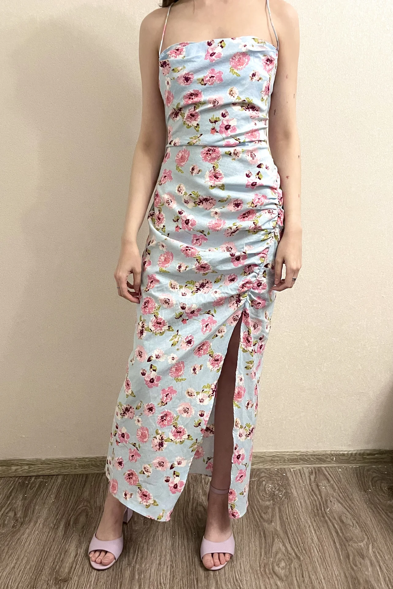 Льняное платье-сарафан Zara - изображение 1