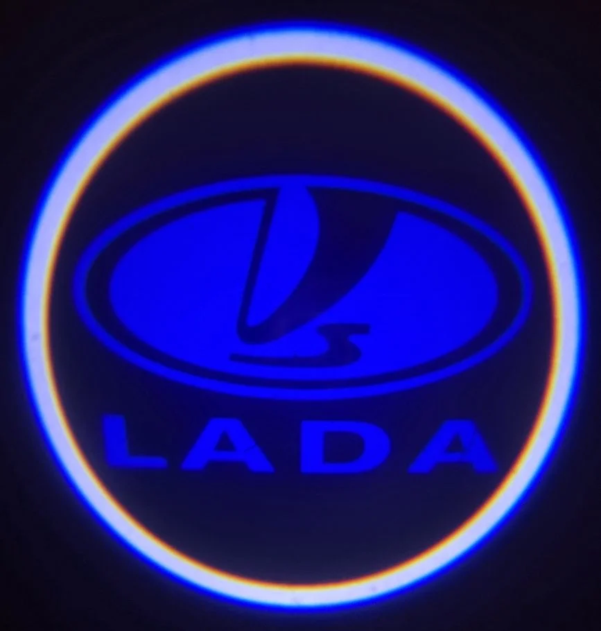 Проекция логотипа LADA (045)