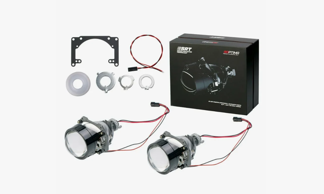 Светодиодные линзы Optima Premium Bi-LED Lens, Reflector Technology, 2.5", 5000К - изображение 1