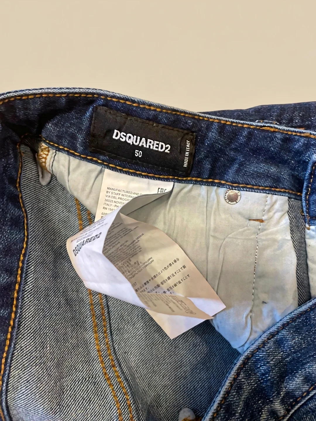 Новые джинсы dsquared2 оригинал 50 - миниатюра 5