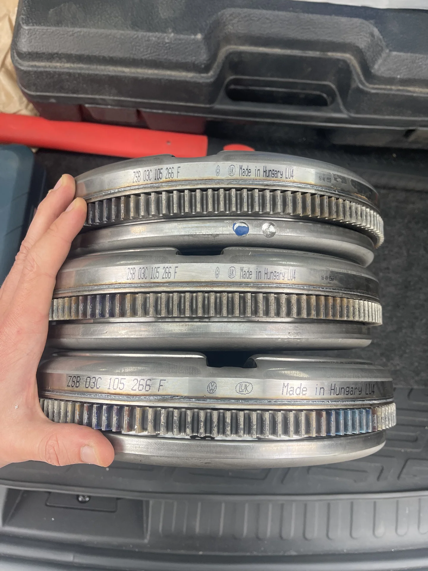 Новый маховик 03C105266F под dsg6 dq250 - миниатюра 6