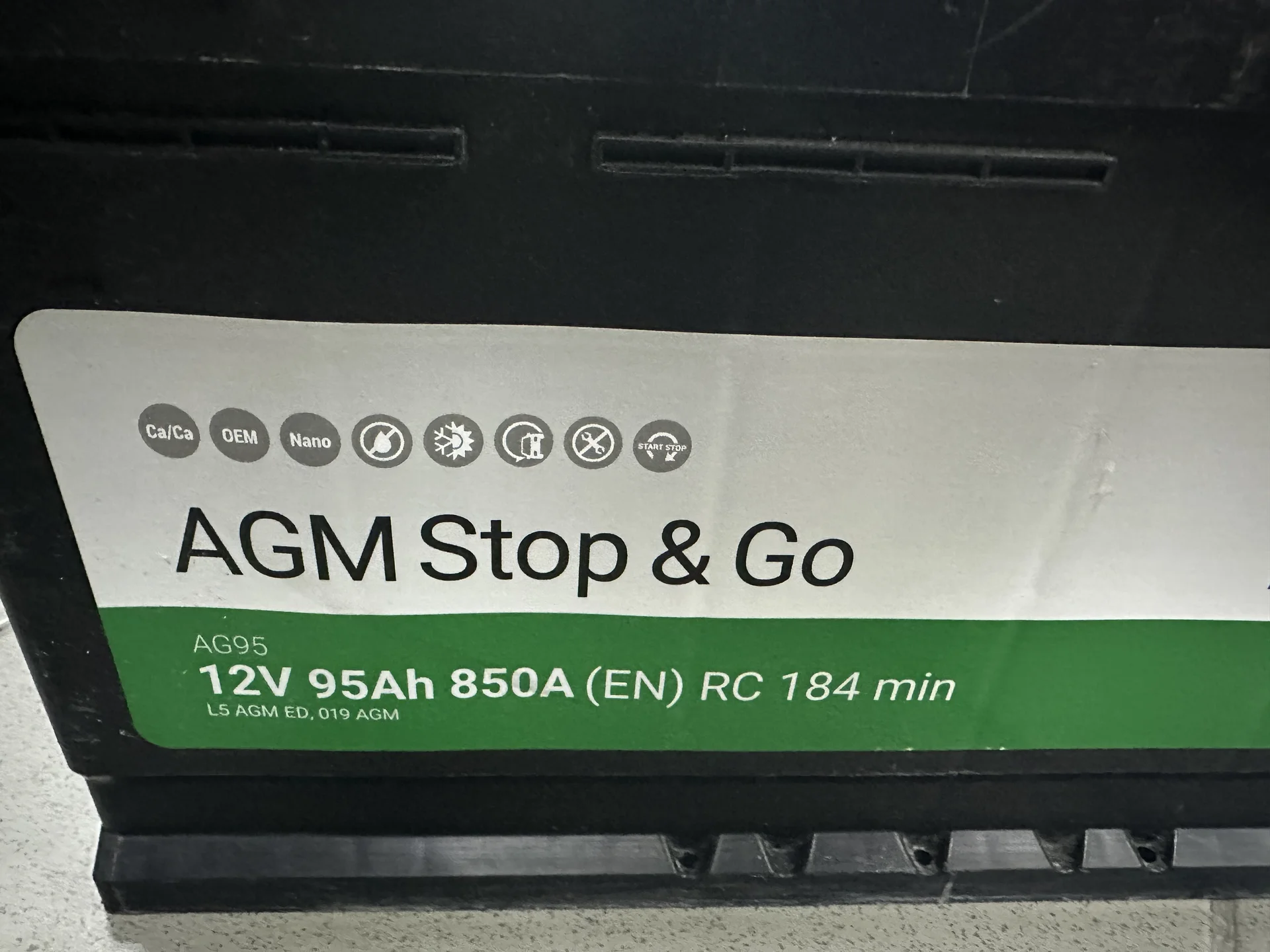 Аккумулятор 95 ач agm TAB - миниатюра 3