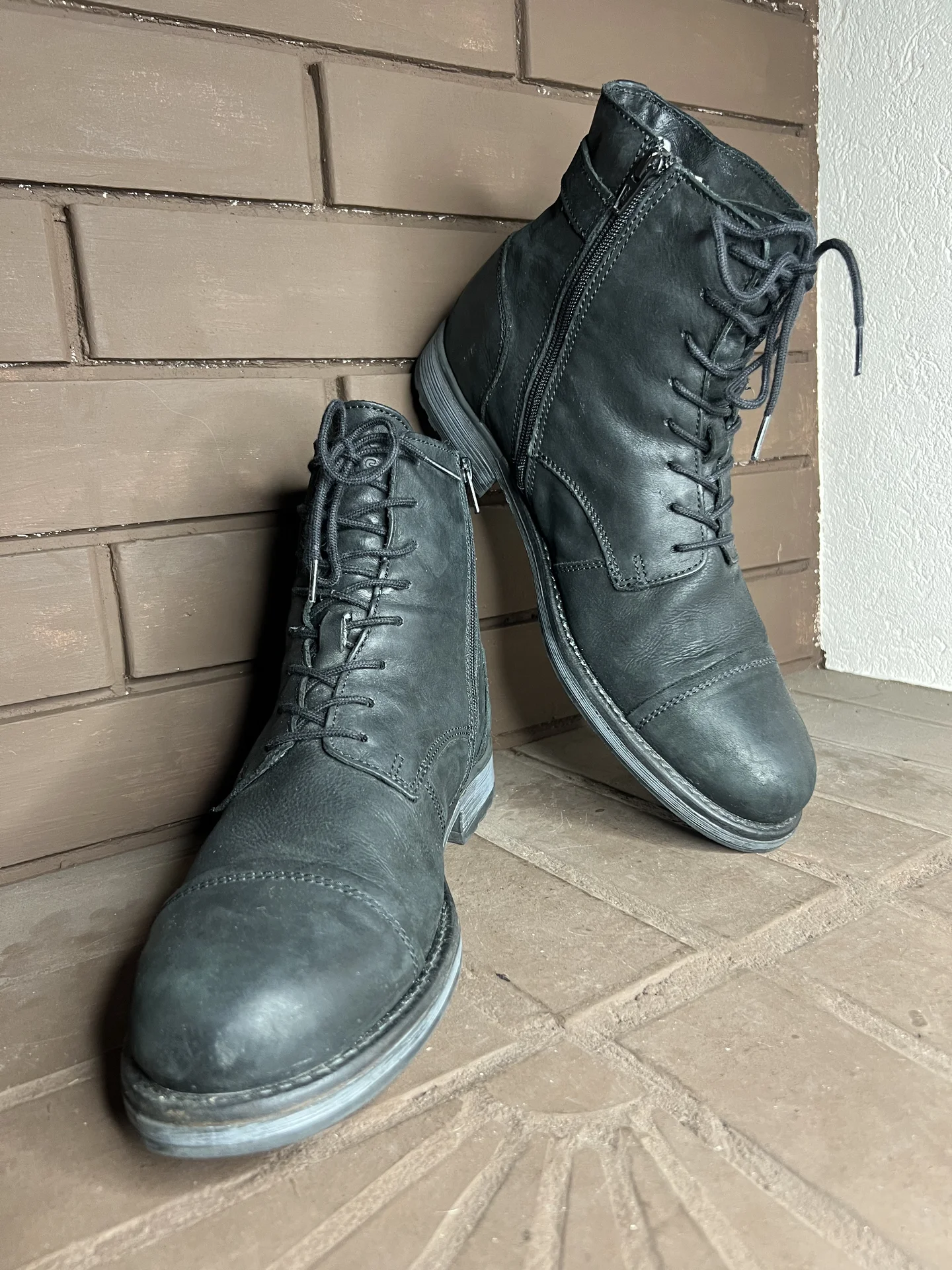Кожаные сапоги (44) Jack&Jones (Португалия) - миниатюра 3