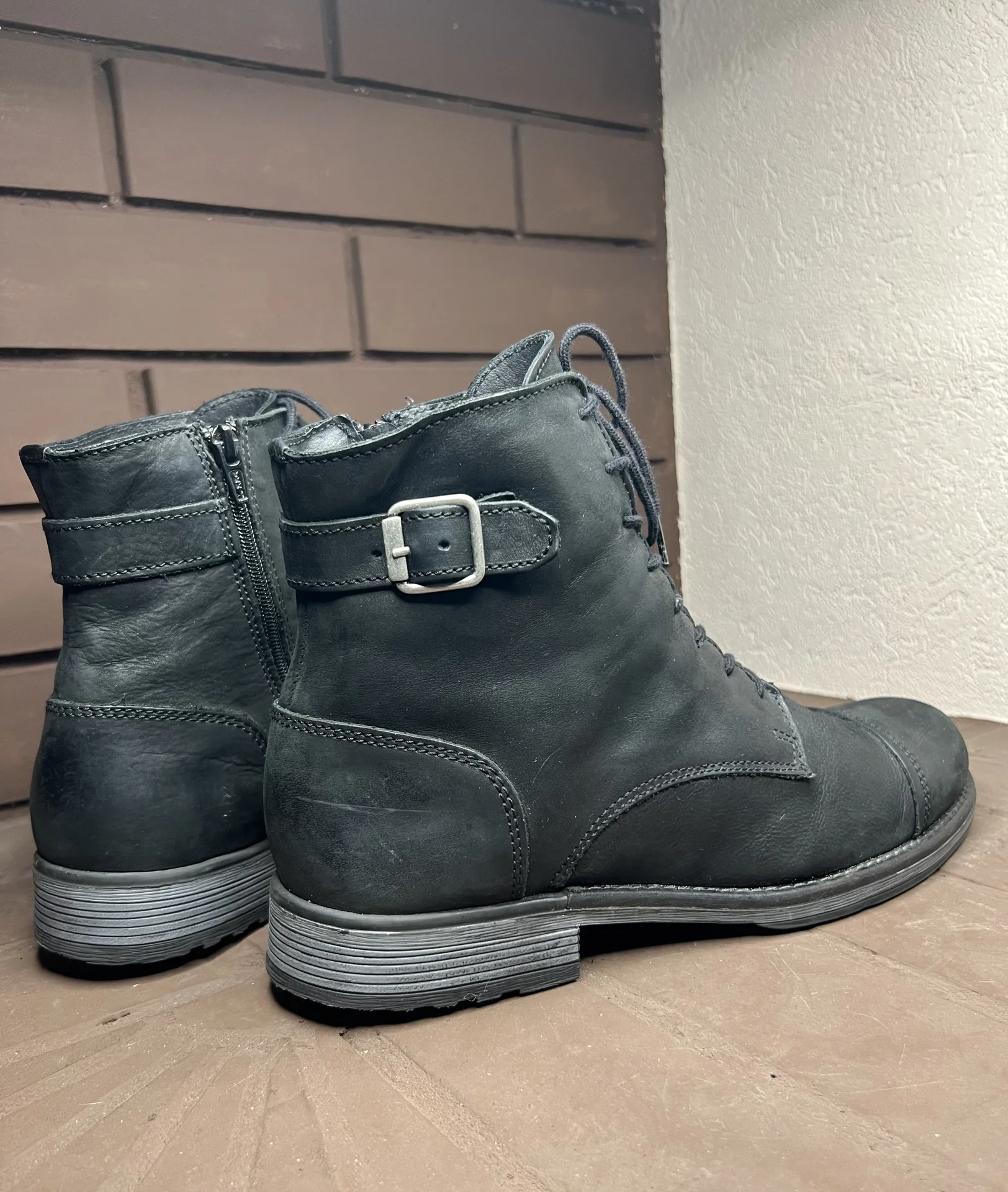 Кожаные сапоги (44) Jack&Jones (Португалия) - миниатюра 4