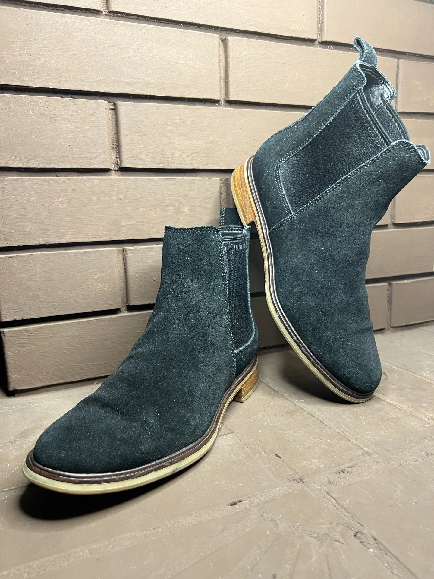 Сапоги замшевые (41,5) Clarks (Вьетнам) - миниатюра 2
