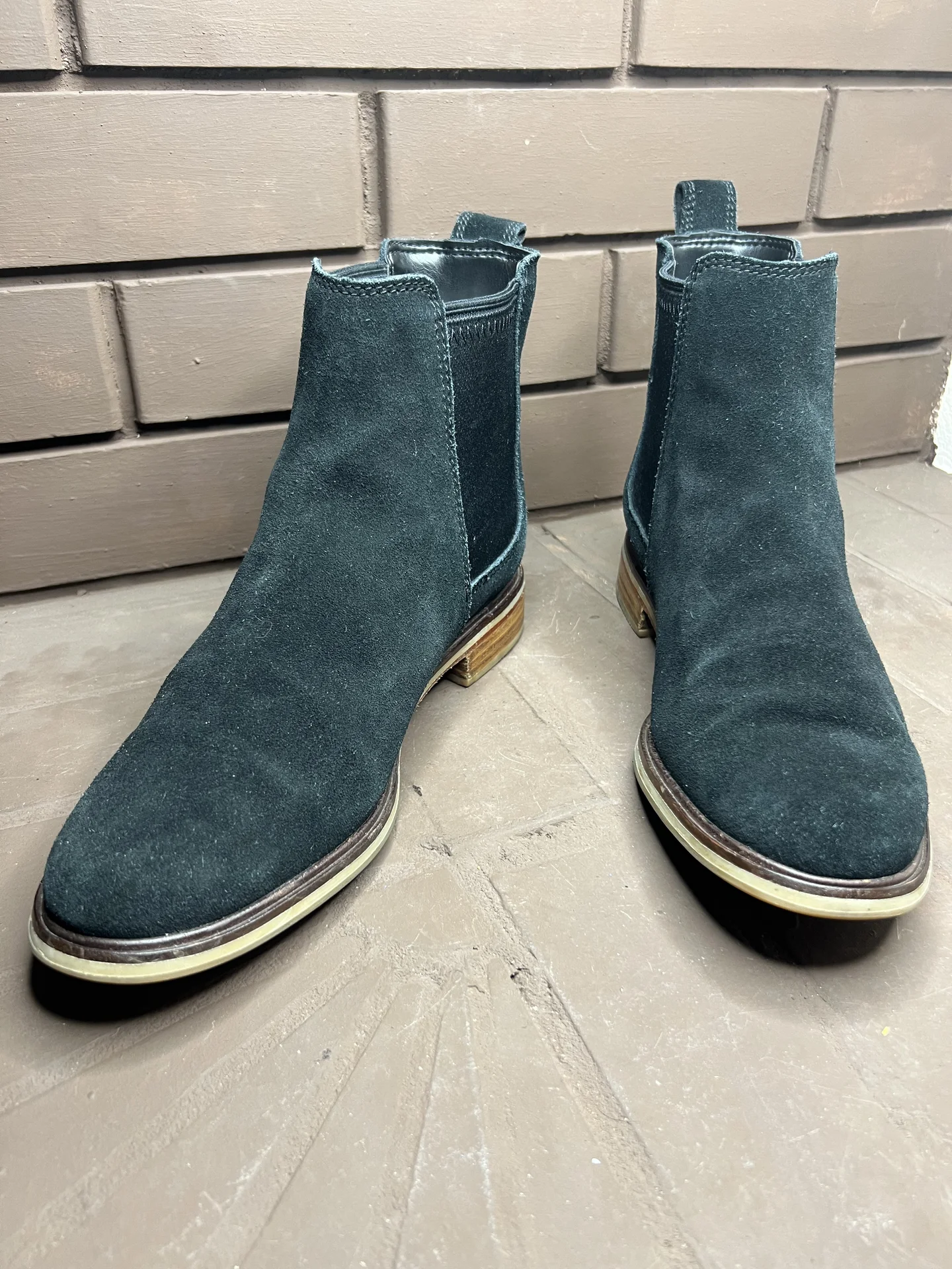 Сапоги замшевые (41,5) Clarks (Вьетнам) - миниатюра 3