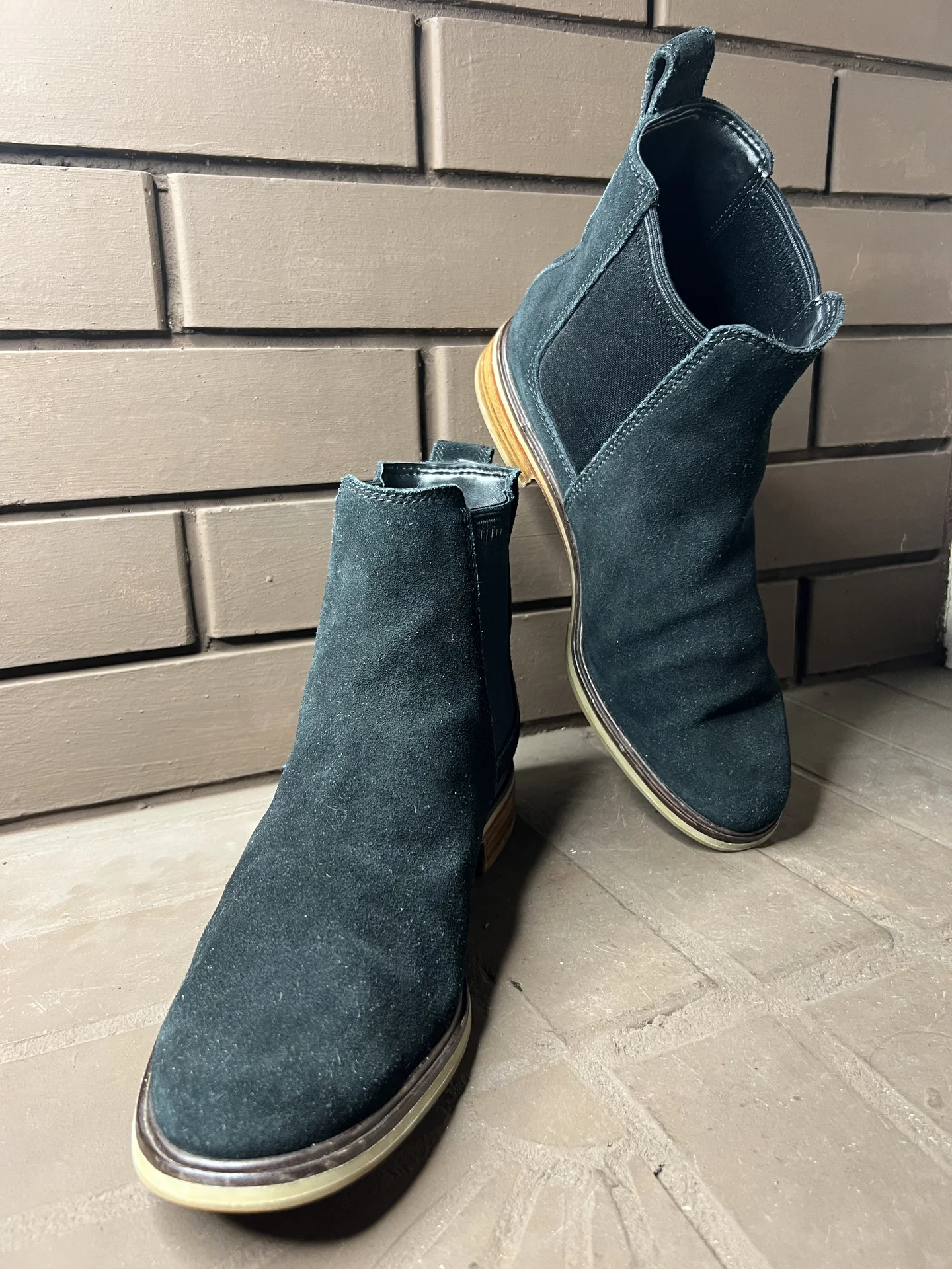 Сапоги замшевые (41,5) Clarks (Вьетнам) - миниатюра 4