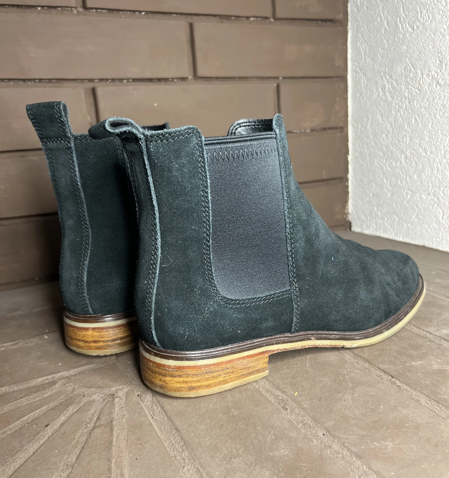 Сапоги замшевые (41,5) Clarks (Вьетнам) - миниатюра 5