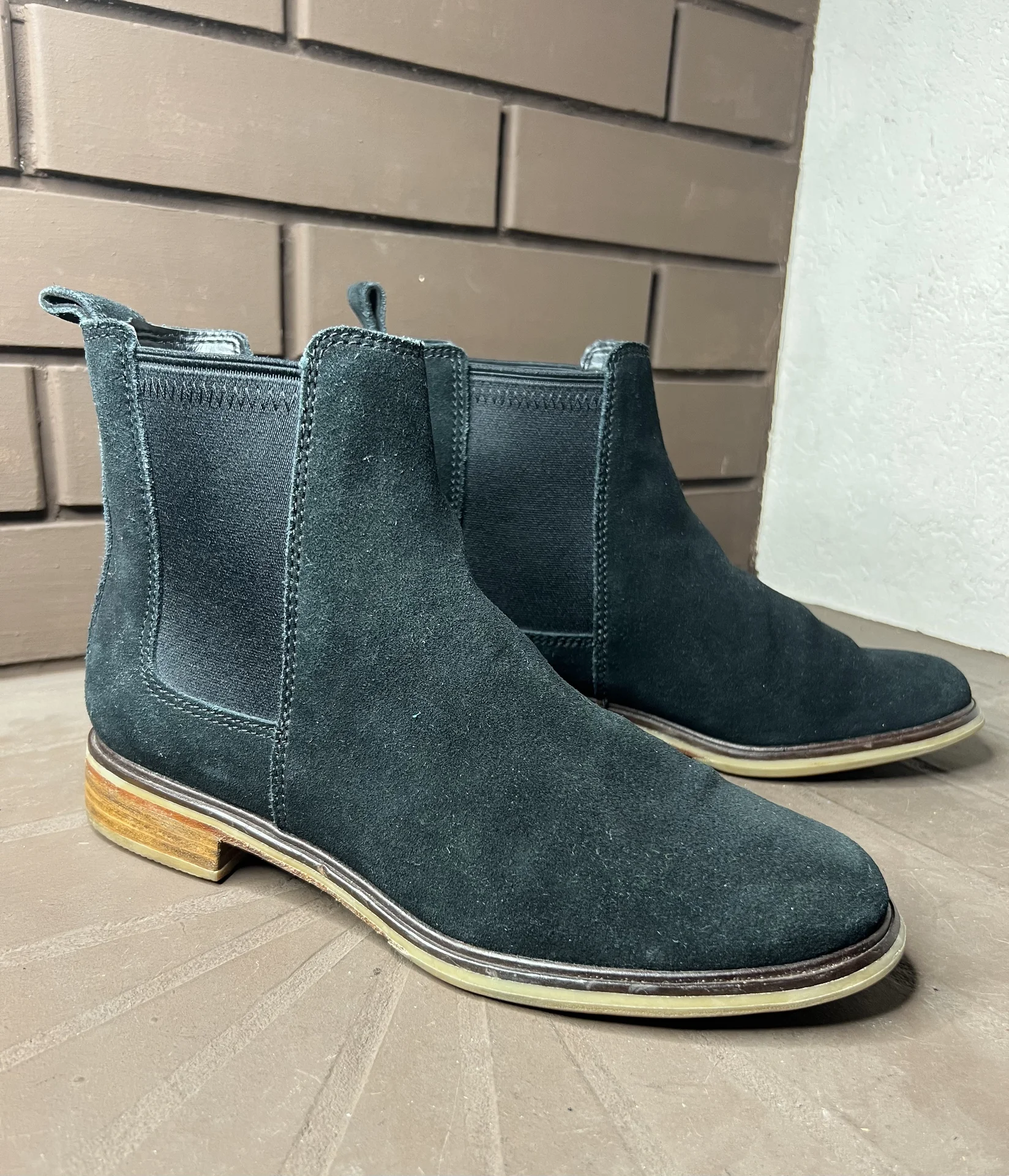 Сапоги замшевые (41,5) Clarks (Вьетнам) - миниатюра 6