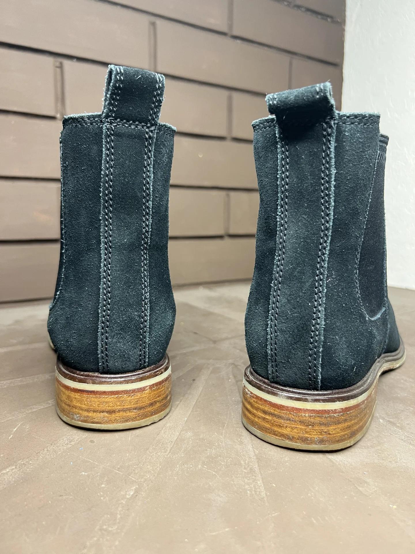 Сапоги замшевые (41,5) Clarks (Вьетнам) - миниатюра 8