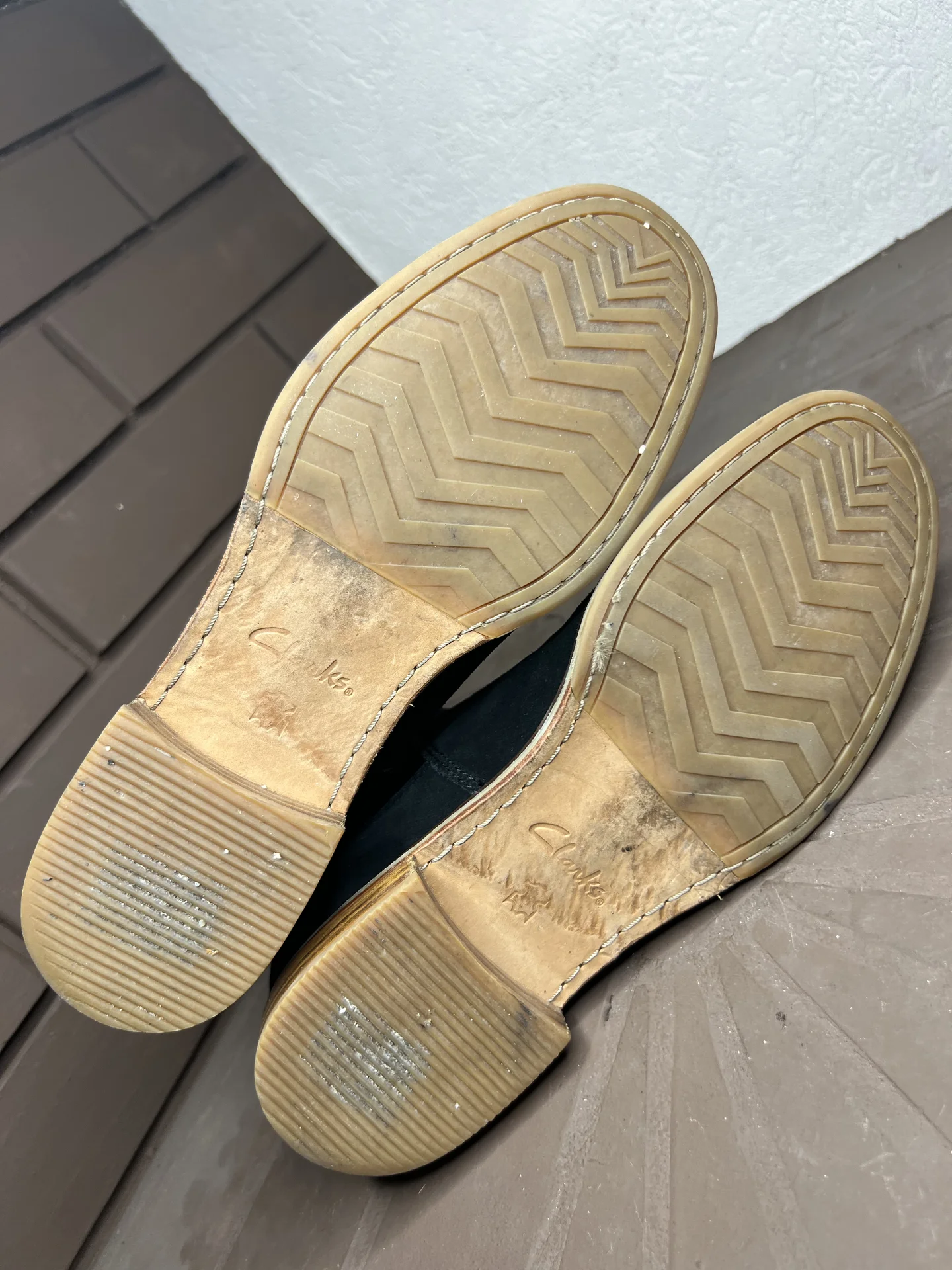 Сапоги замшевые (41,5) Clarks (Вьетнам) - миниатюра 9