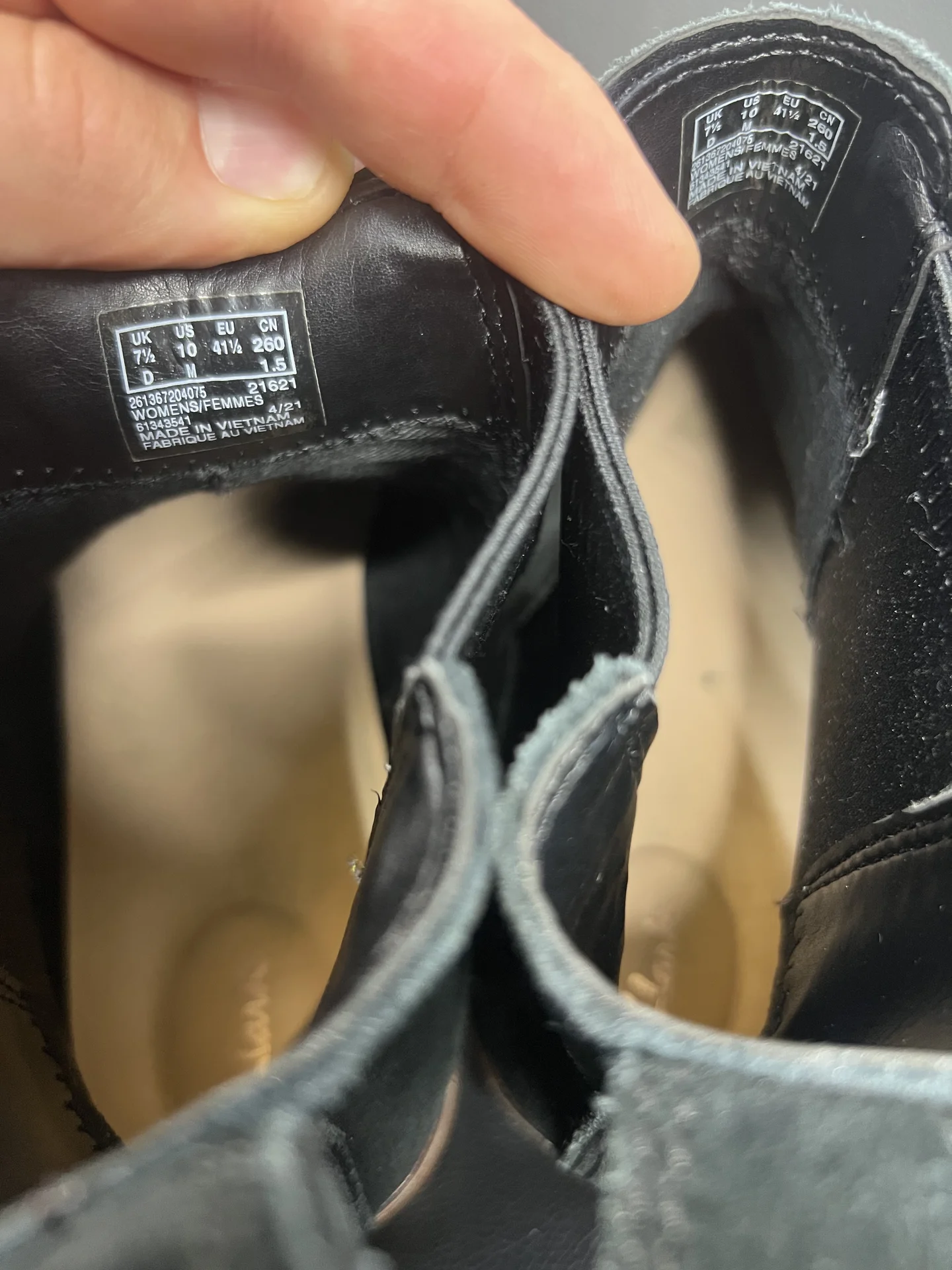 Сапоги замшевые (41,5) Clarks (Вьетнам) - миниатюра 10