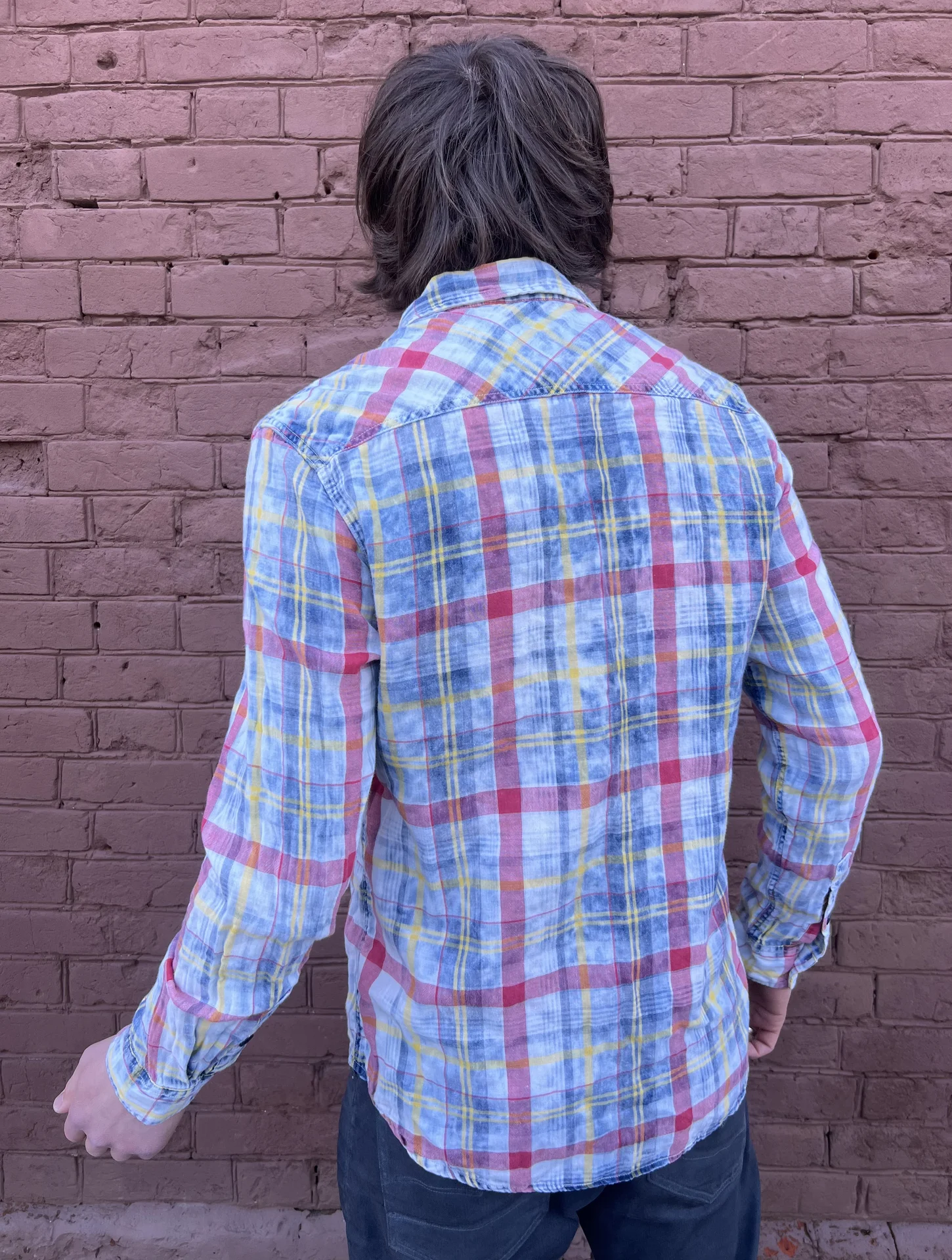Клетчатая рубашка (50/L) True Religion - миниатюра 4