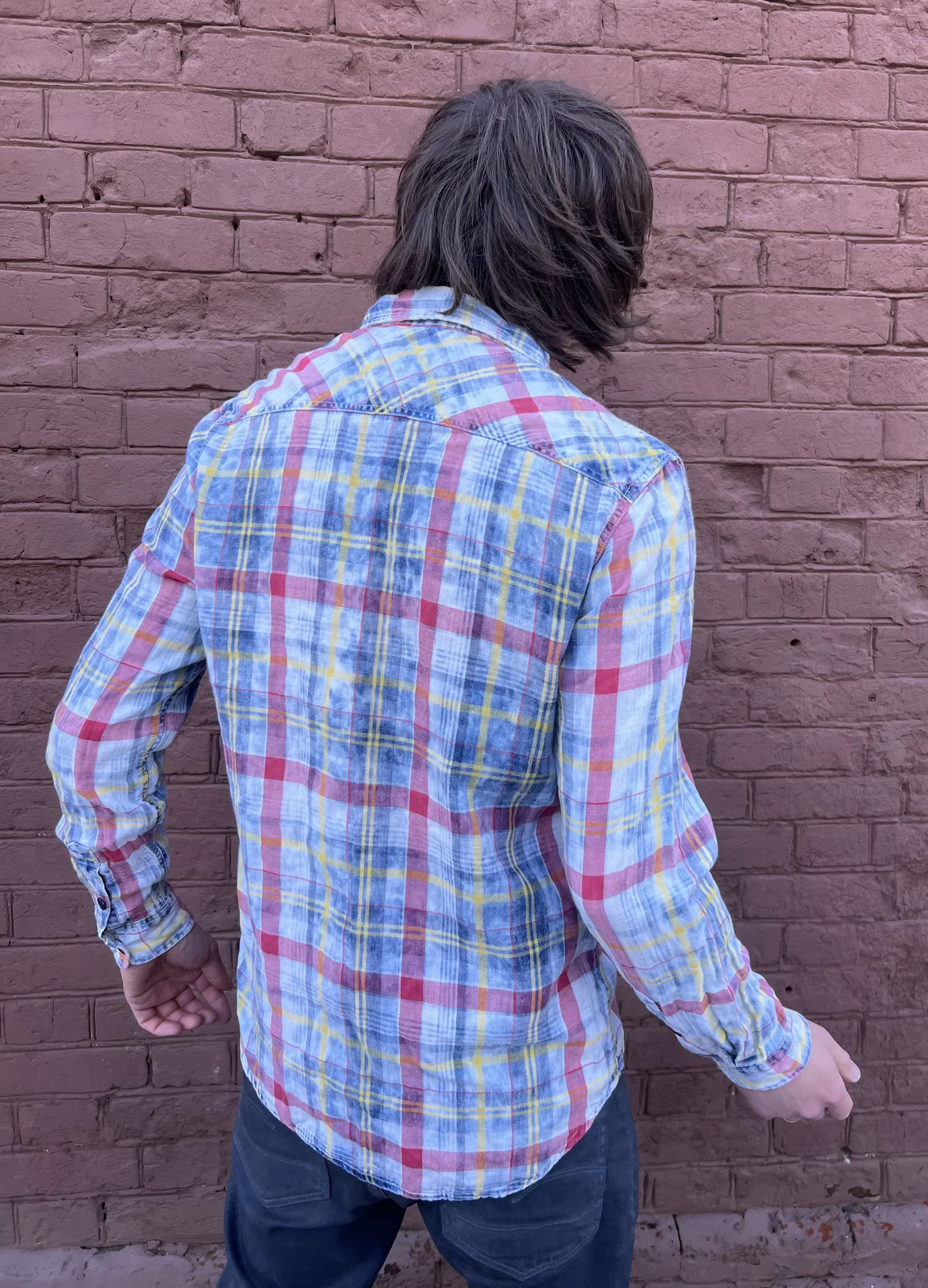 Клетчатая рубашка (50/L) True Religion - миниатюра 5