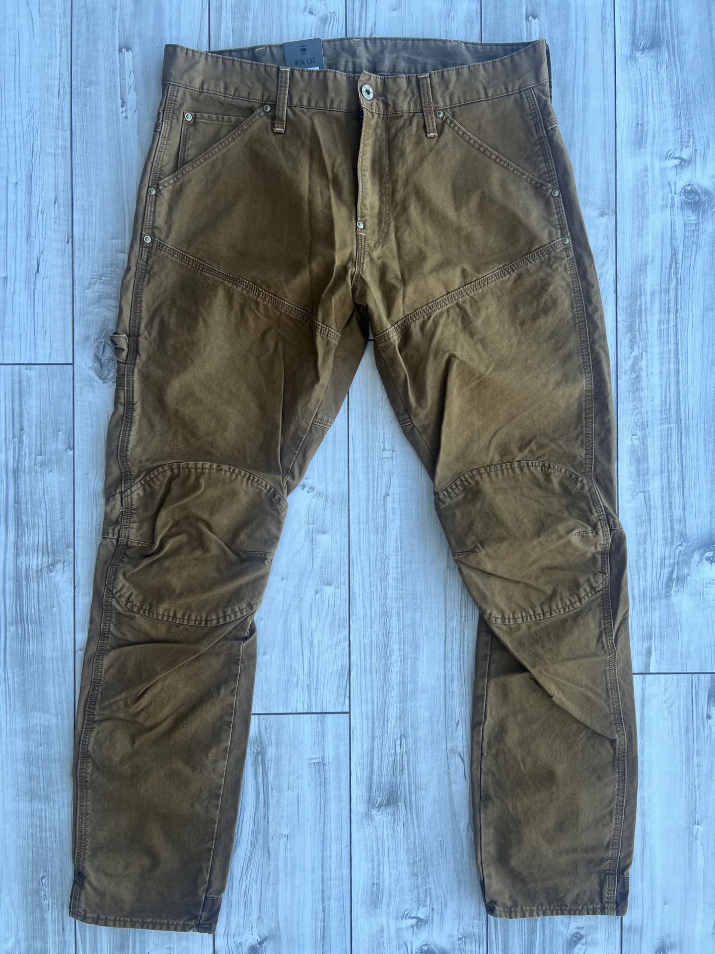 Джинсы (W34/L32) G-Star 5620 Workwear 3D Tapered - миниатюра 7