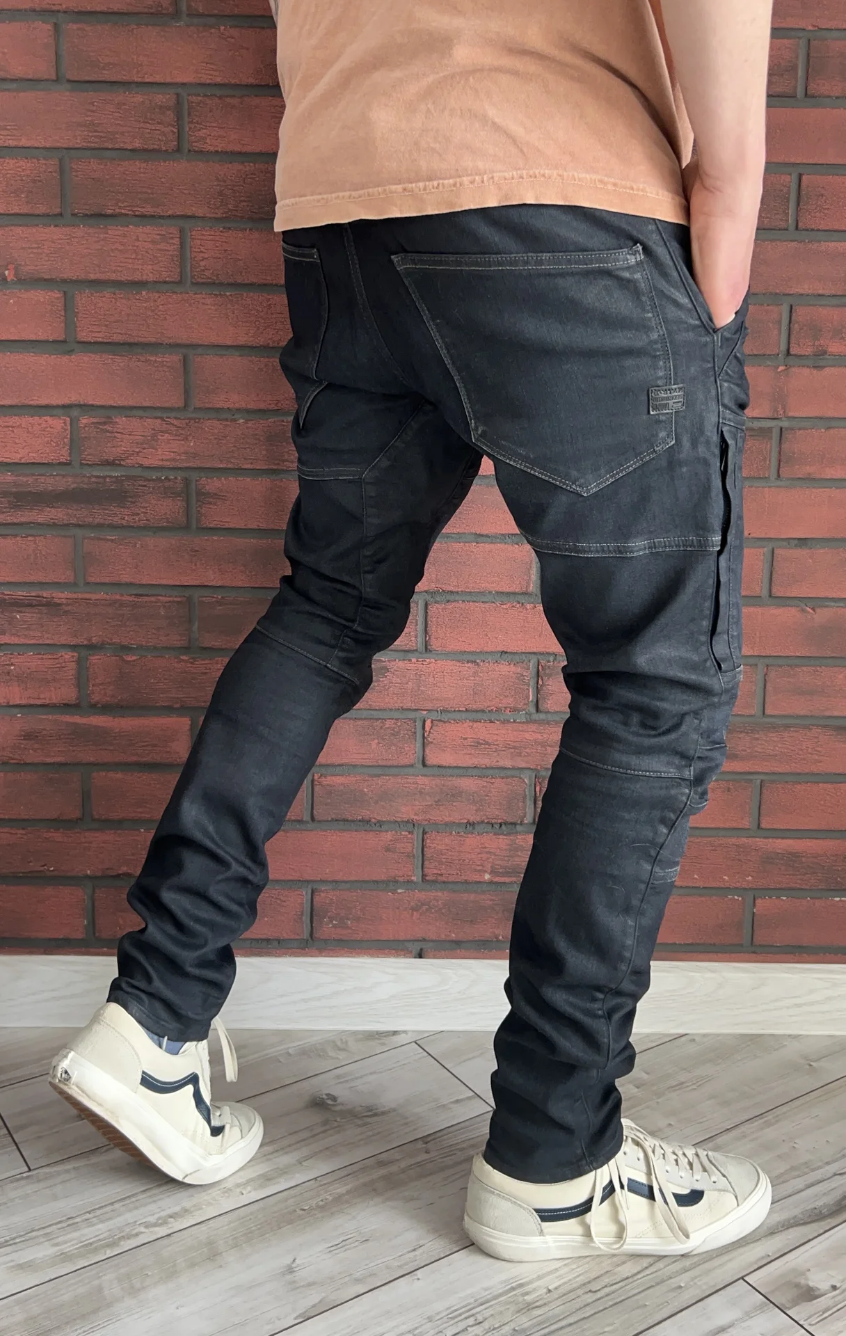 Вощеные джинсы (W32/L32) G-Star Raw Rackam Skinny - миниатюра 4
