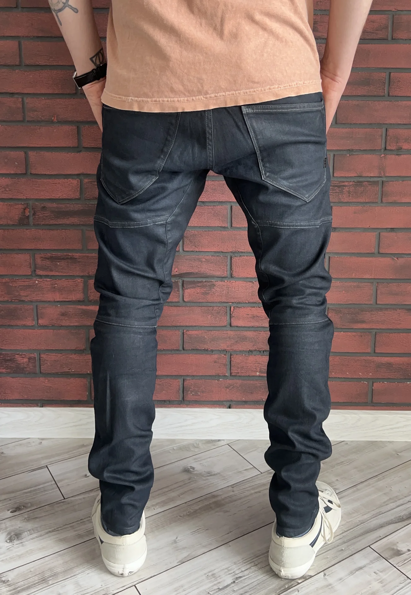 Вощеные джинсы (W32/L32) G-Star Raw Rackam Skinny - миниатюра 5