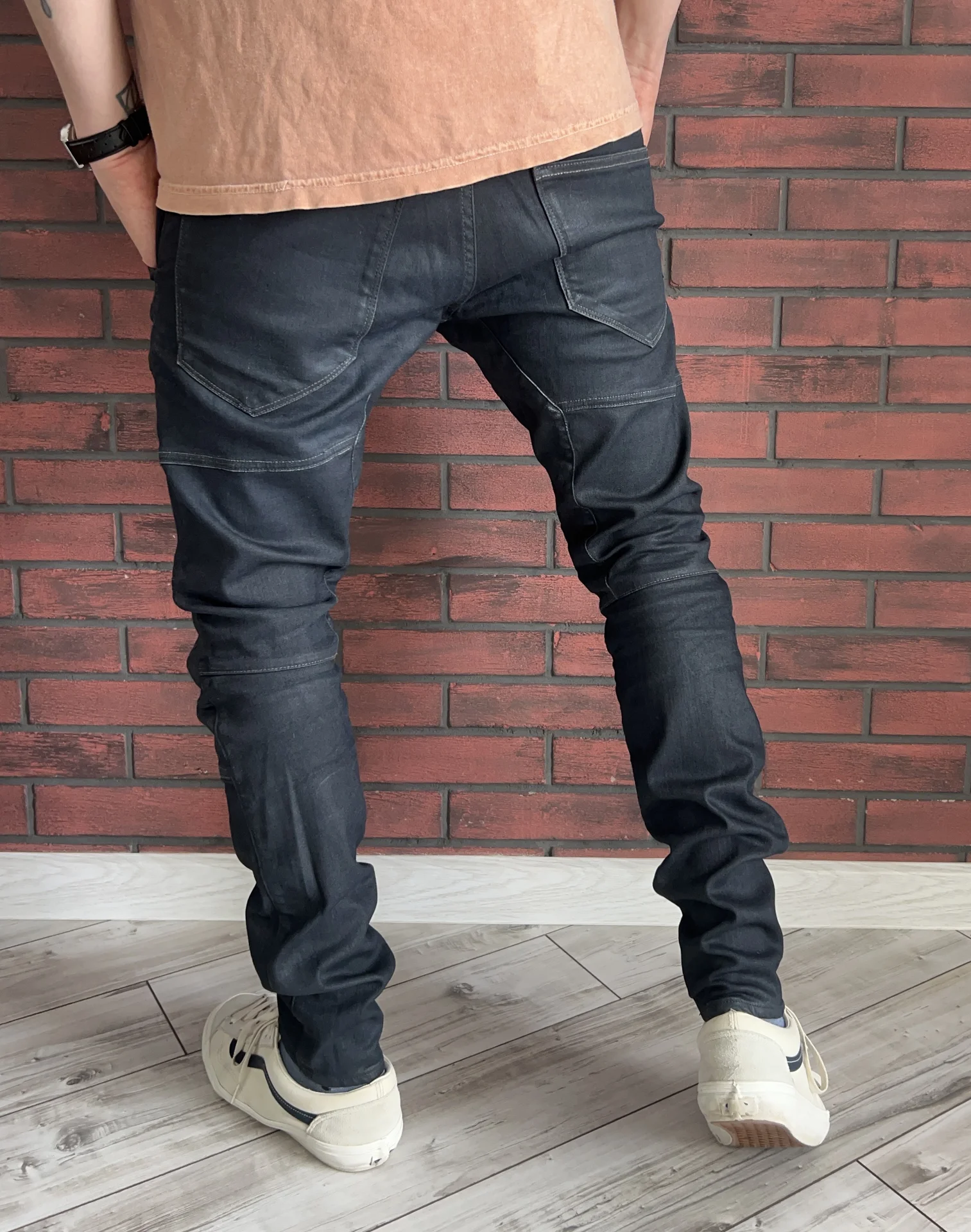 Вощеные джинсы (W32/L32) G-Star Raw Rackam Skinny - миниатюра 6