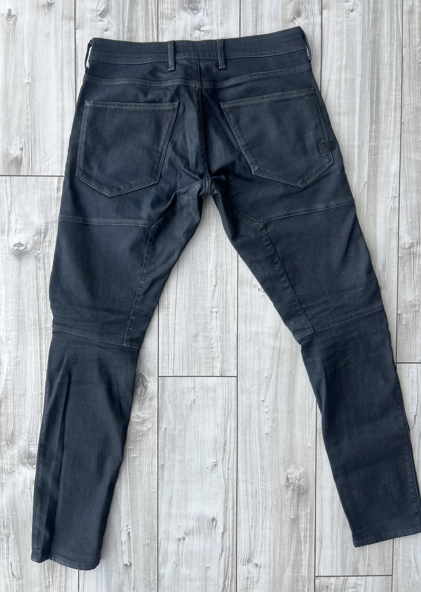 Вощеные джинсы (W32/L32) G-Star Raw Rackam Skinny - миниатюра 9