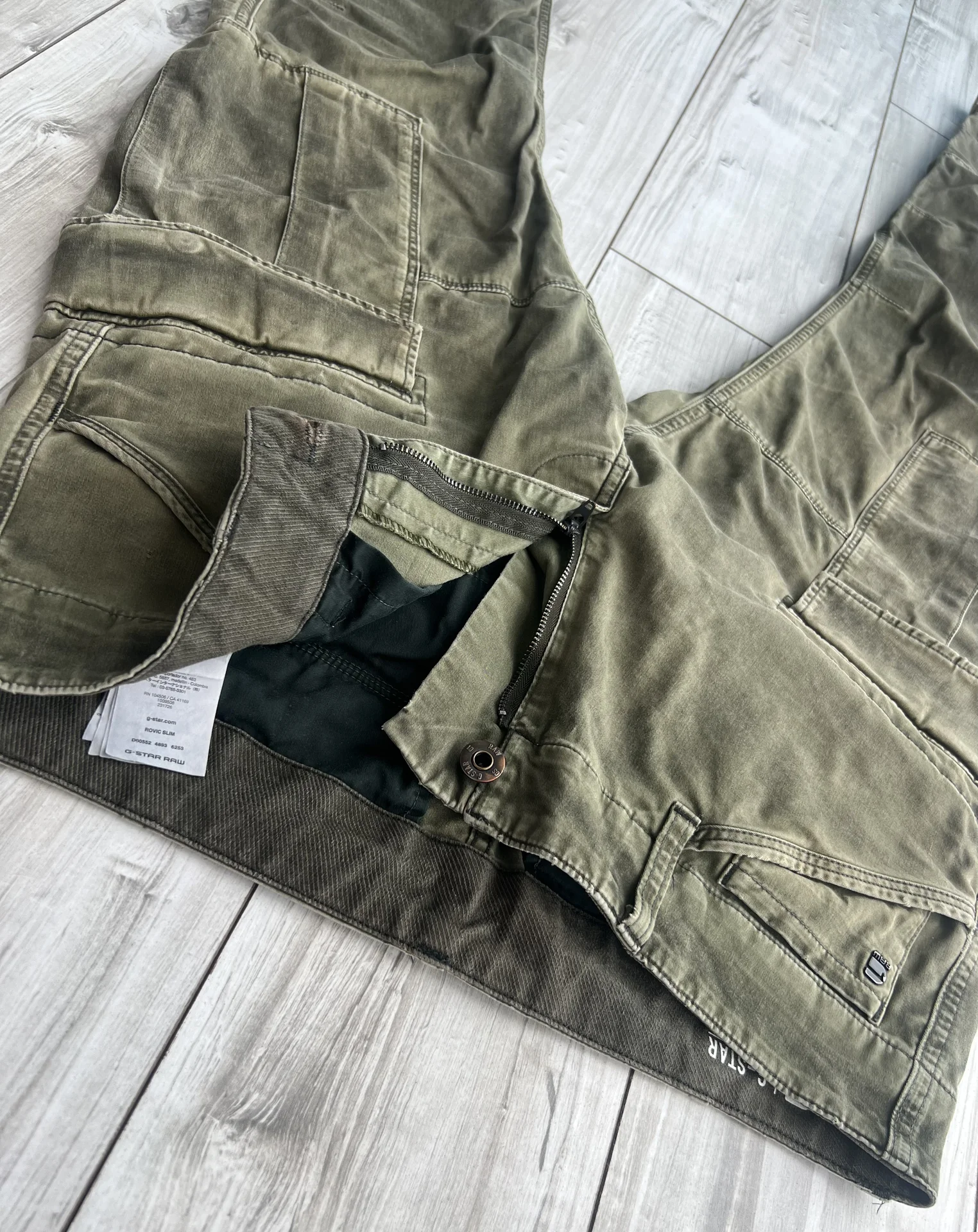 Брюки cargo (W33/L32) G-Star Raw Rovic Slim - миниатюра 8