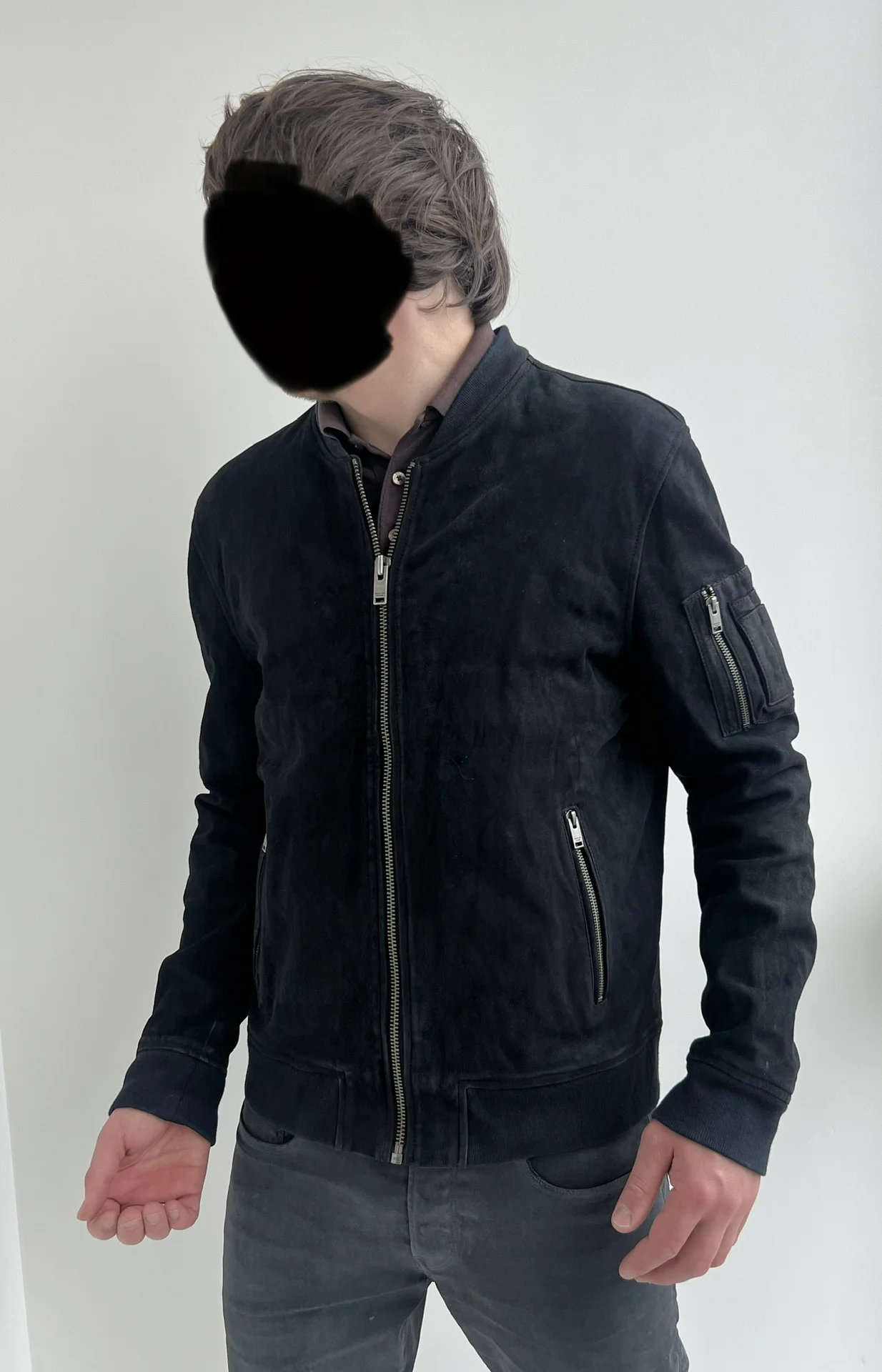 Кожаная куртка (50/L) Selected Homme - миниатюра 3