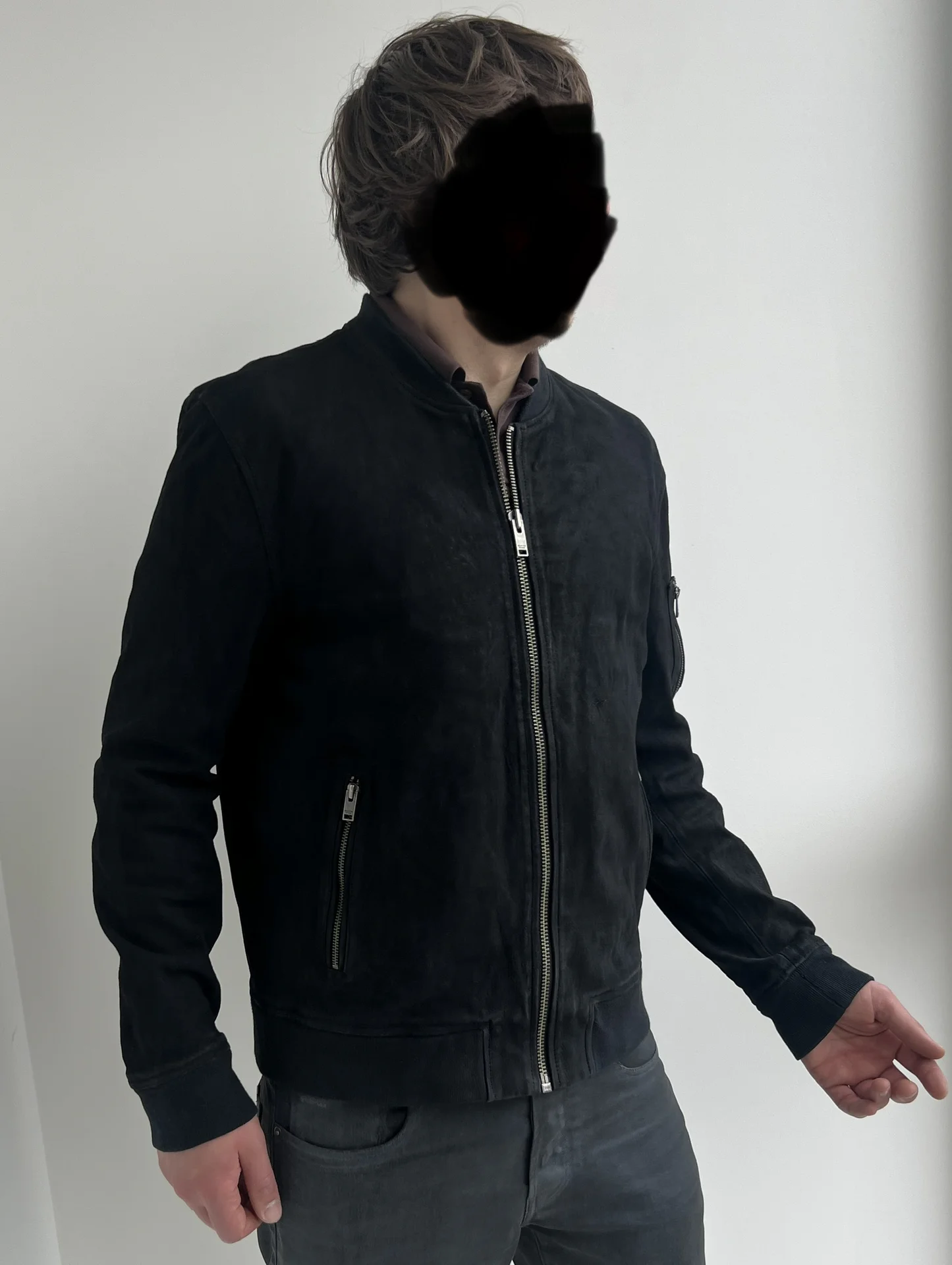 Кожаная куртка (50/L) Selected Homme - миниатюра 4