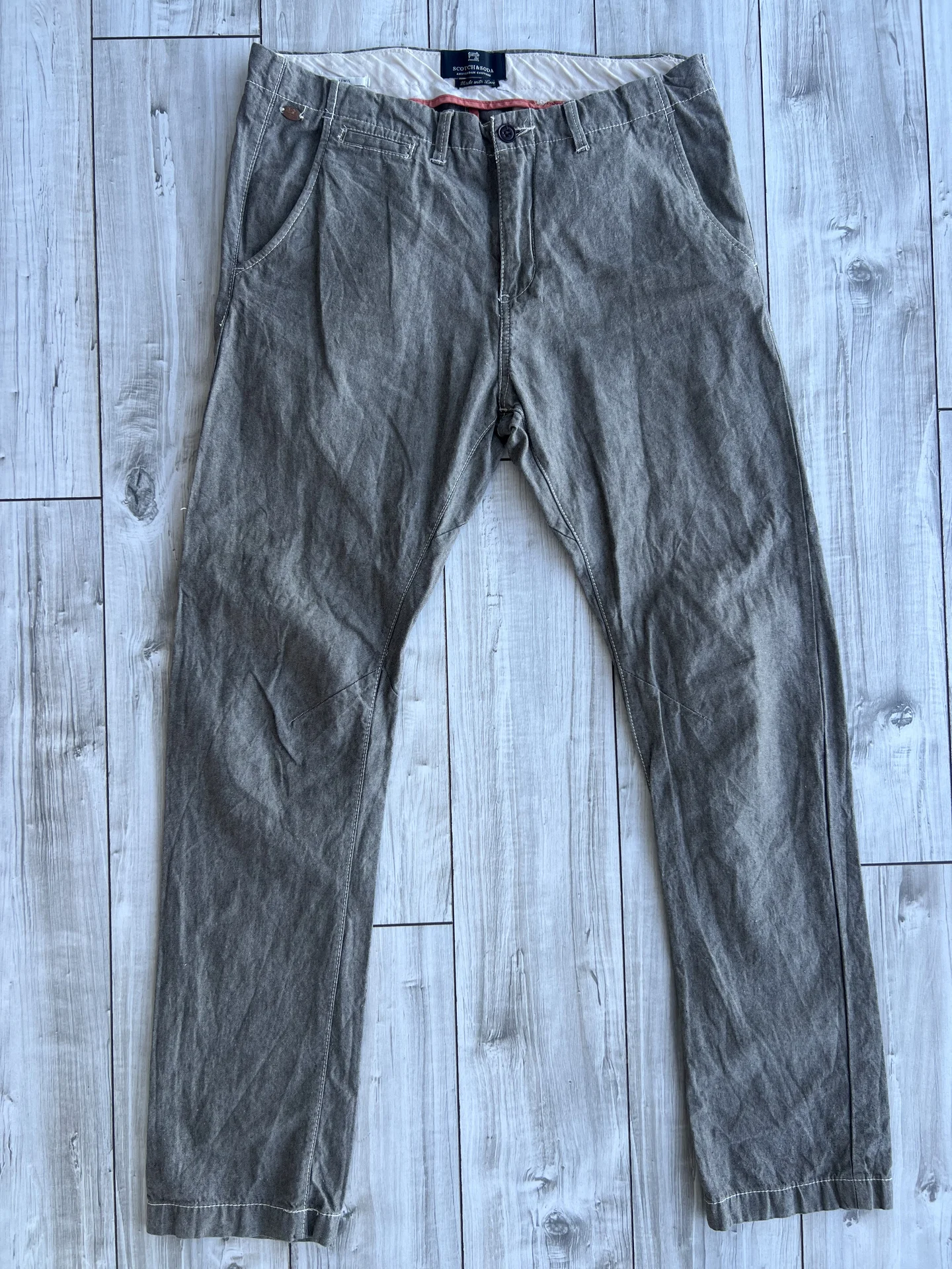 Льняные брюки (W33/L34) Scotch&Soda "Lewis" - миниатюра 7