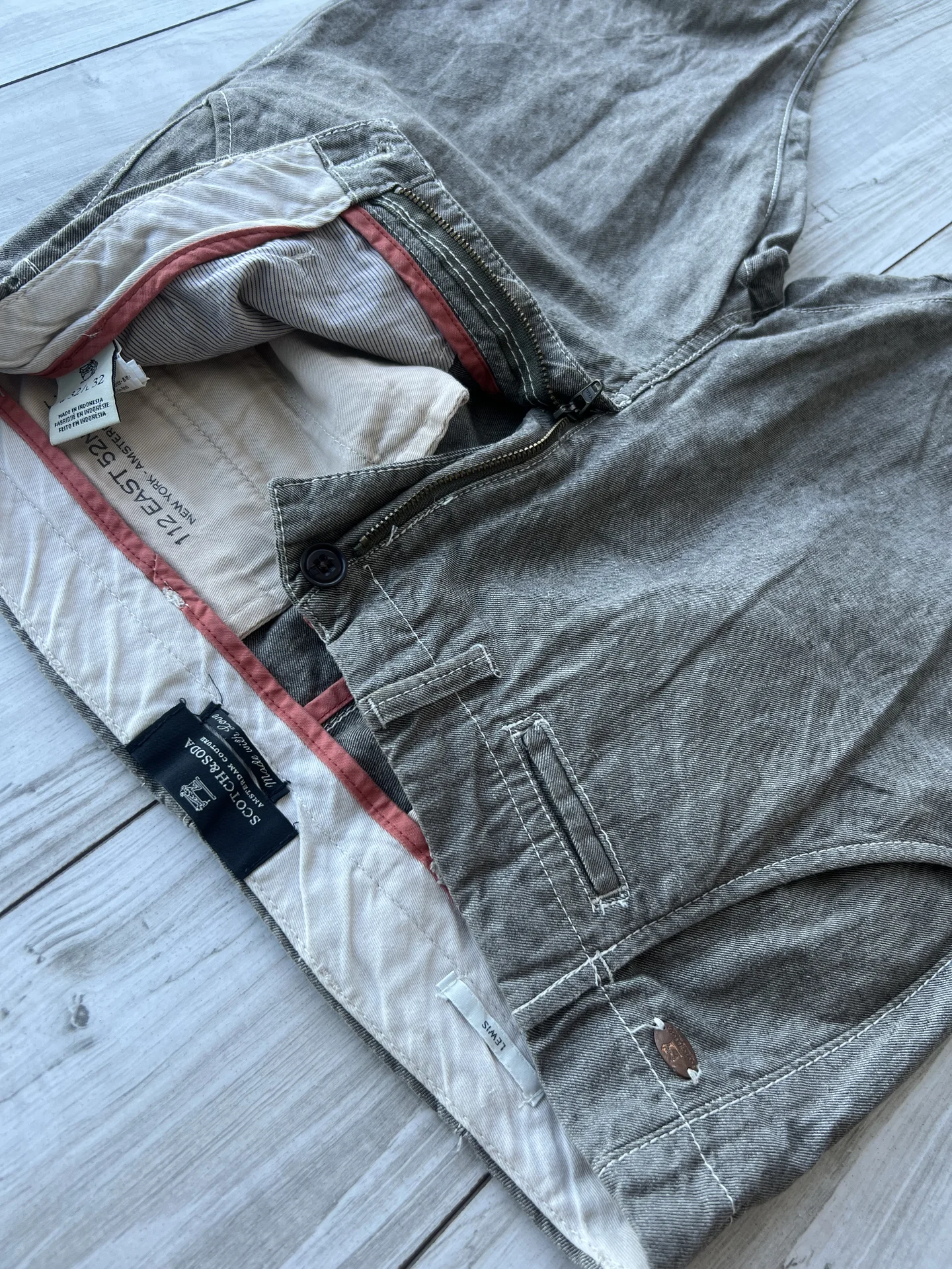 Льняные брюки (W33/L34) Scotch&Soda "Lewis" - миниатюра 8