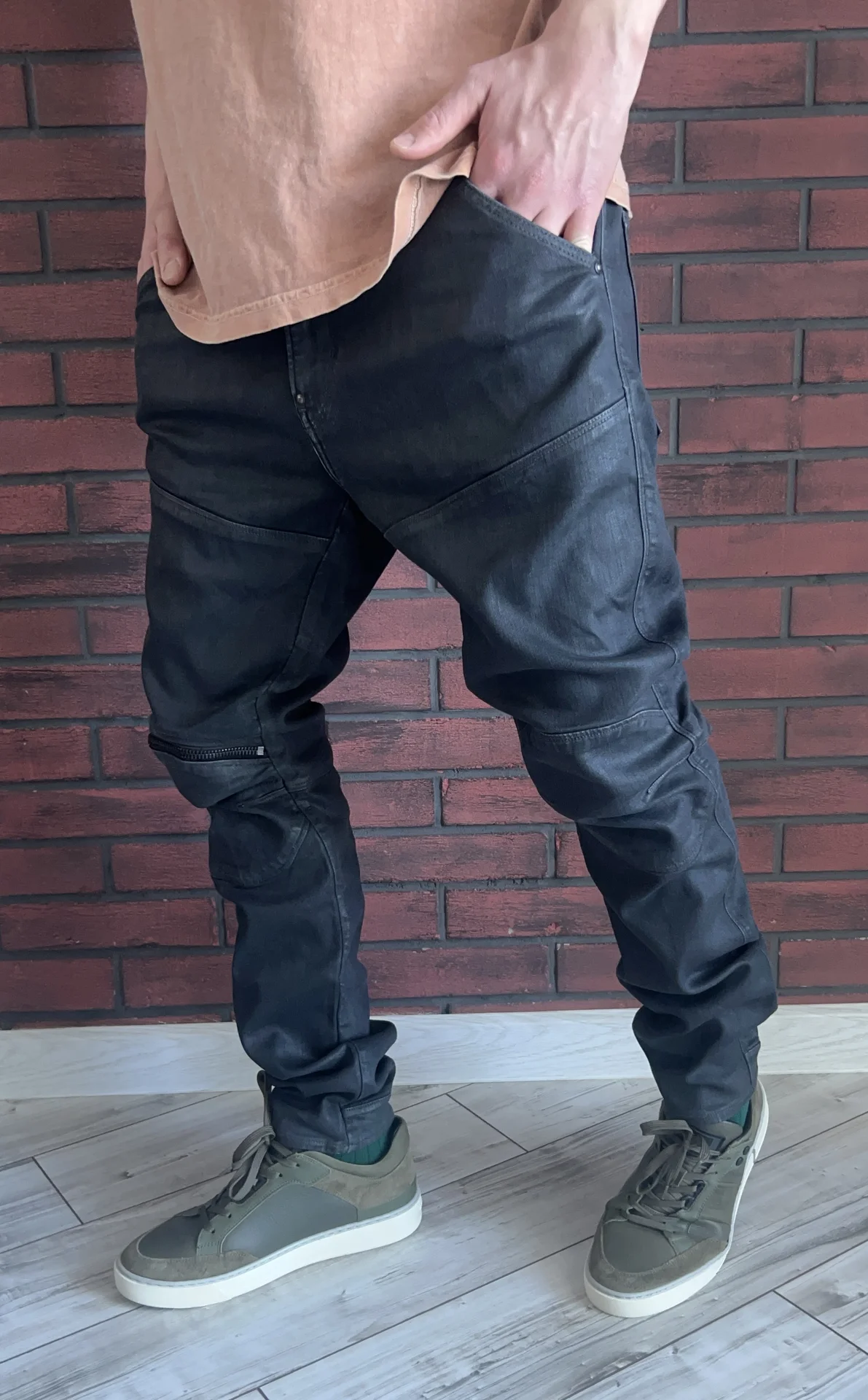 Джинсы (W34/L32 G-Star Raw 5620 3D Zip Knee Skinny - миниатюра 2