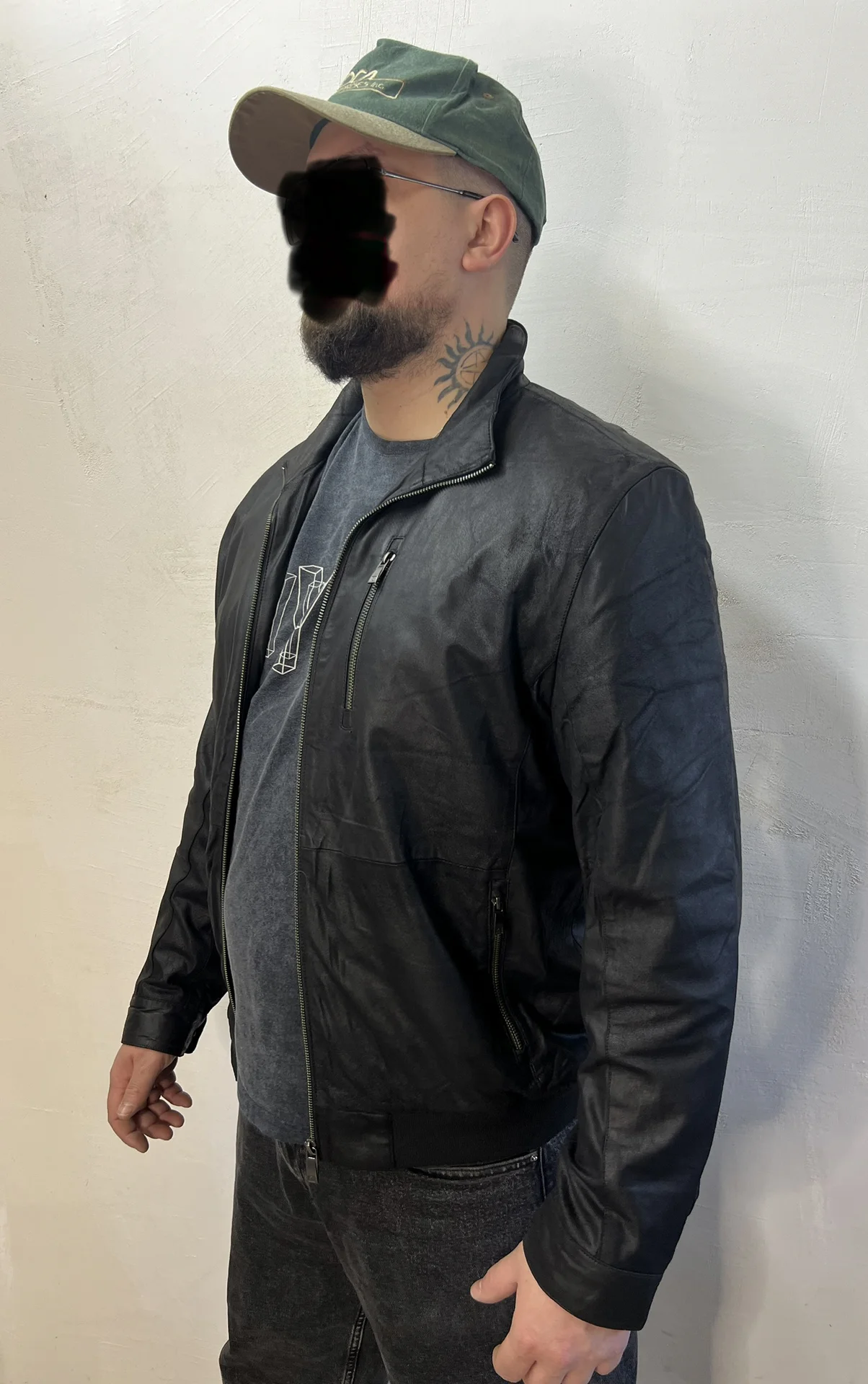Кожаная куртка (54/XL) Canson of Denmark - миниатюра 2