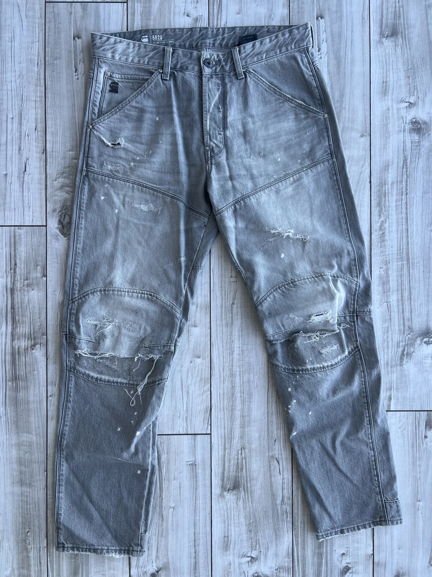 Джинсы (W32/L32) 5620 3D Original Relaxed Tapered - миниатюра 7