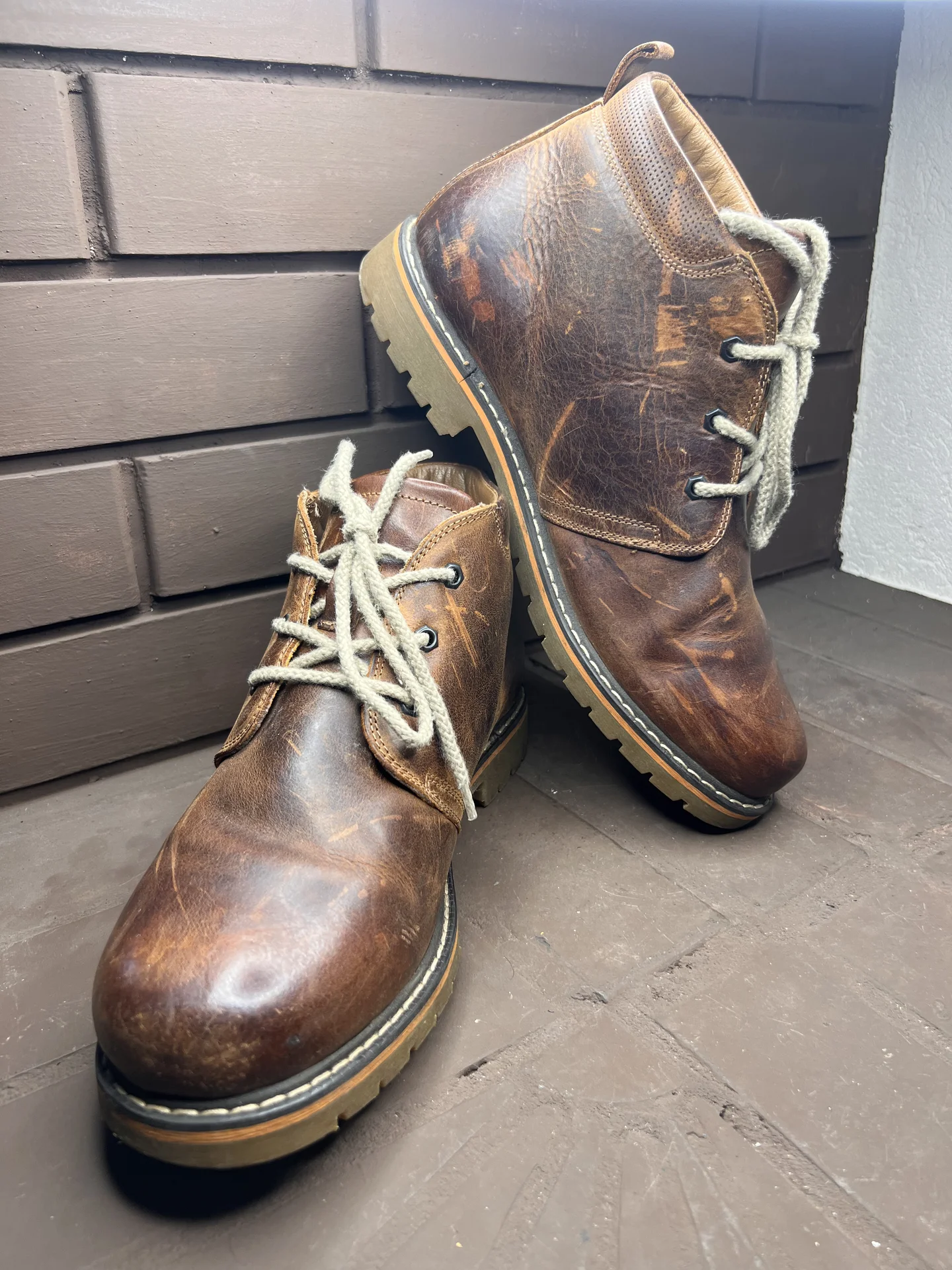 Кожаные ботинки (44) AM Shoe Company - миниатюра 4