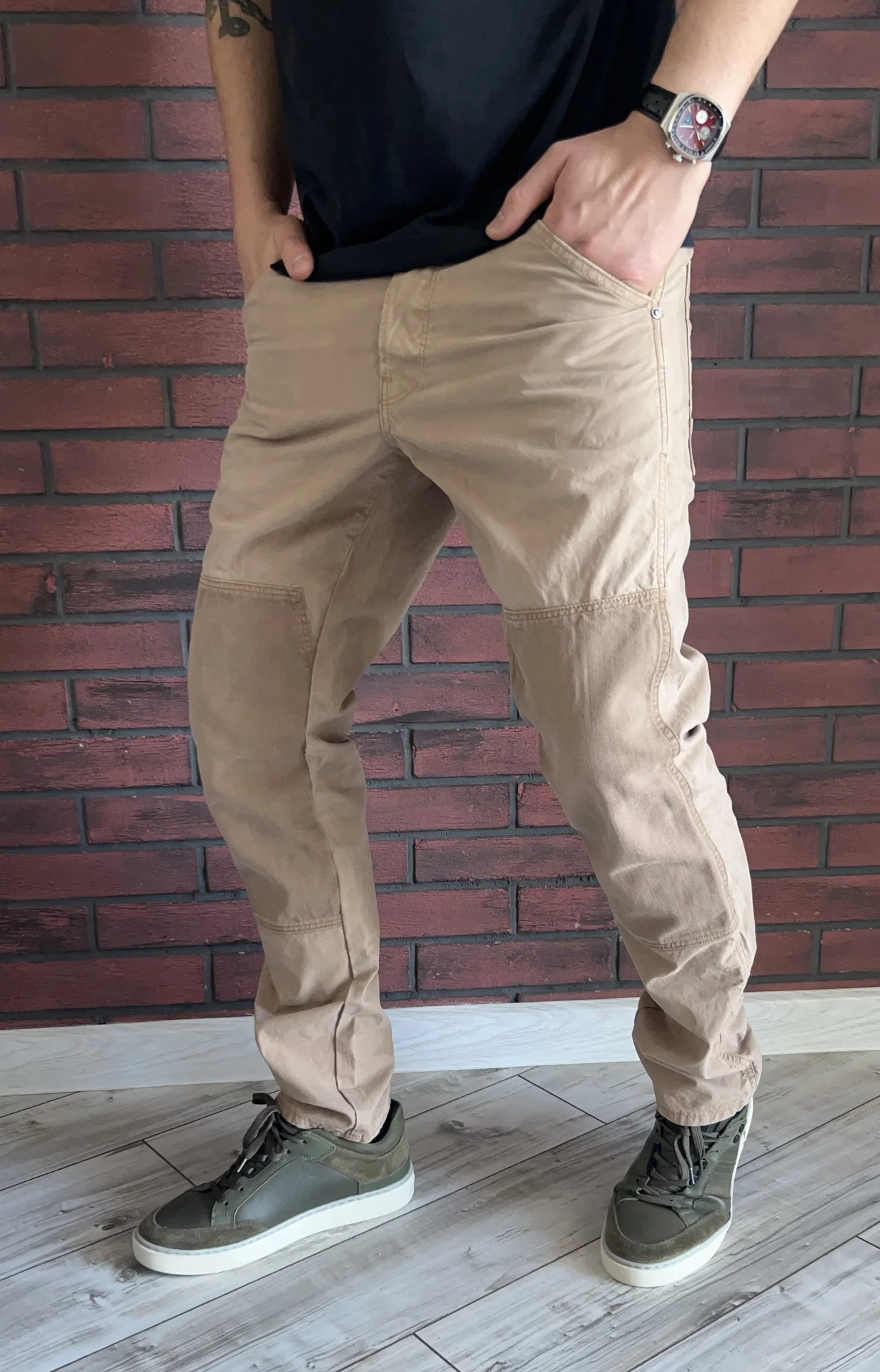 Брюки G-Star Raw Faeroes Classic Straight Tapered - миниатюра 3