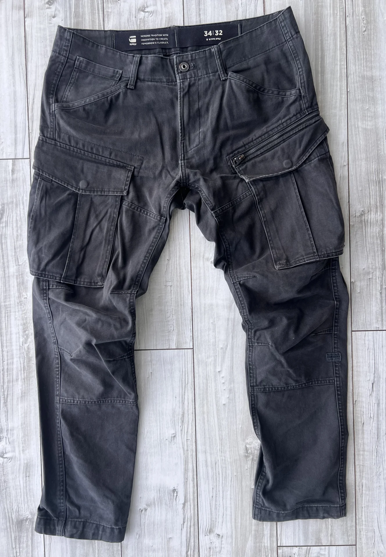 Cargo G-Star Raw Rovic Zip 3D Regular Tapered - миниатюра 7
