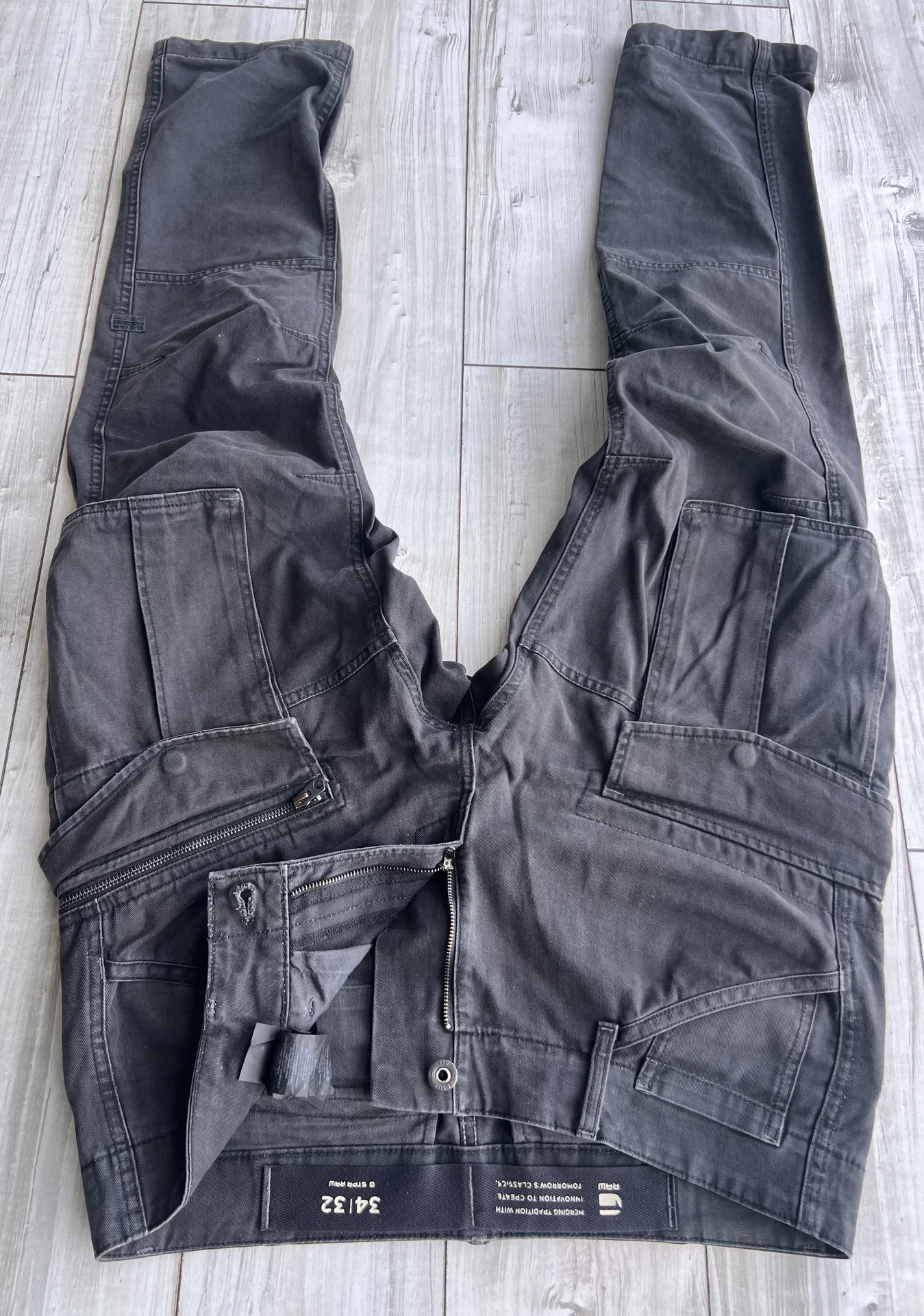 Cargo G-Star Raw Rovic Zip 3D Regular Tapered - миниатюра 8