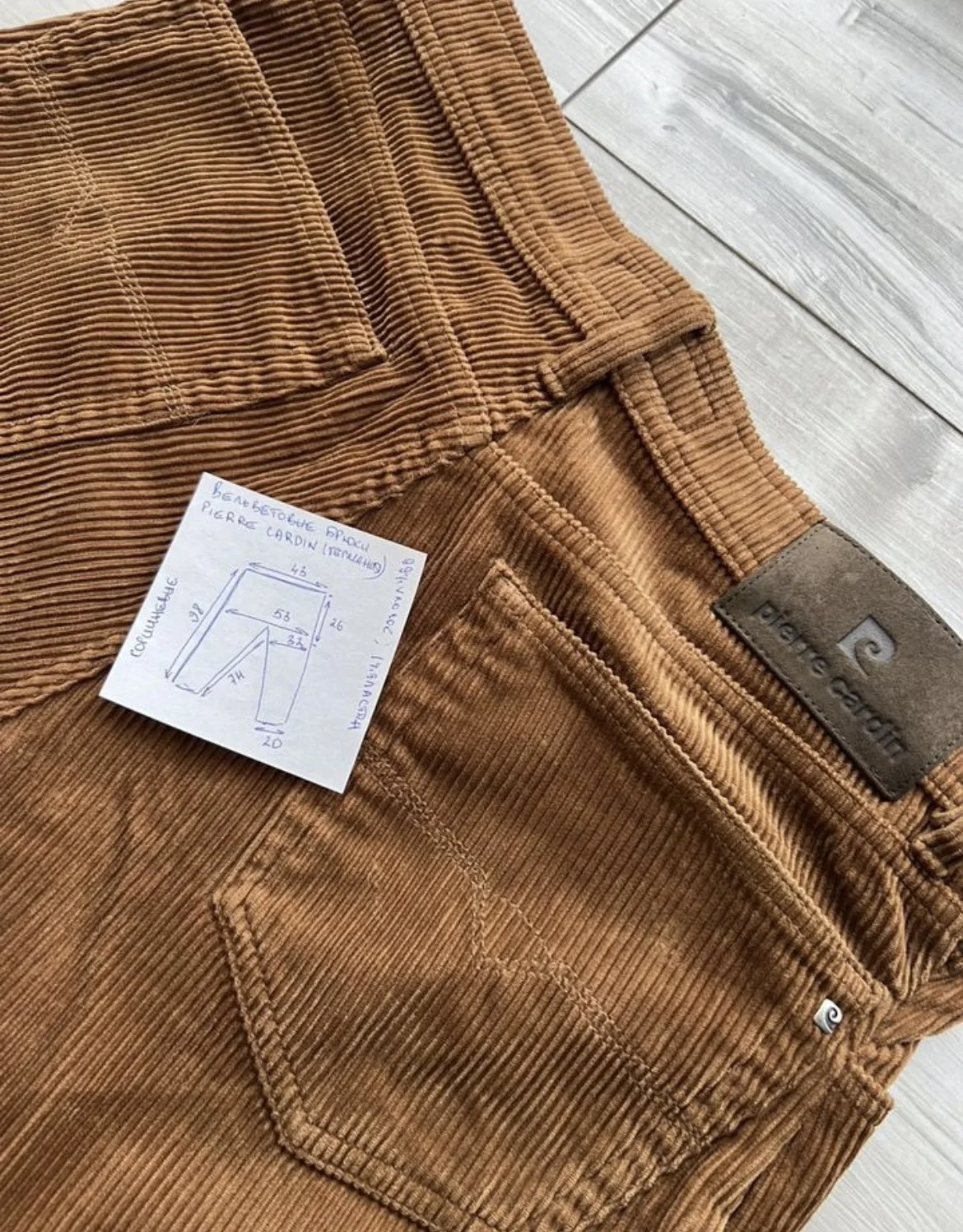 Вельветовые брюки (W33/L30) Pierre Cardin - миниатюра 10