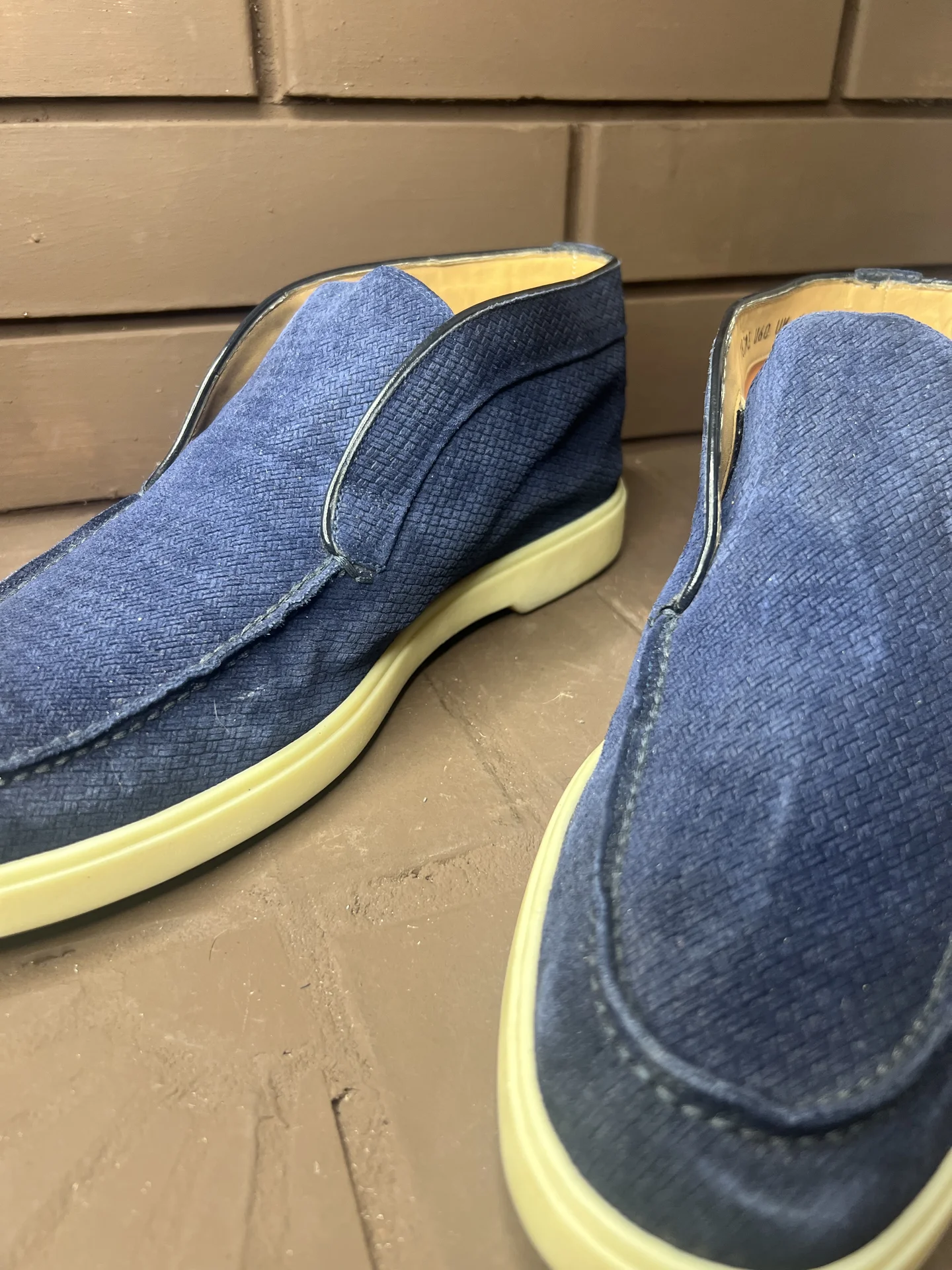 Кожаные ботинки (44) Santoni (Италия) - миниатюра 4