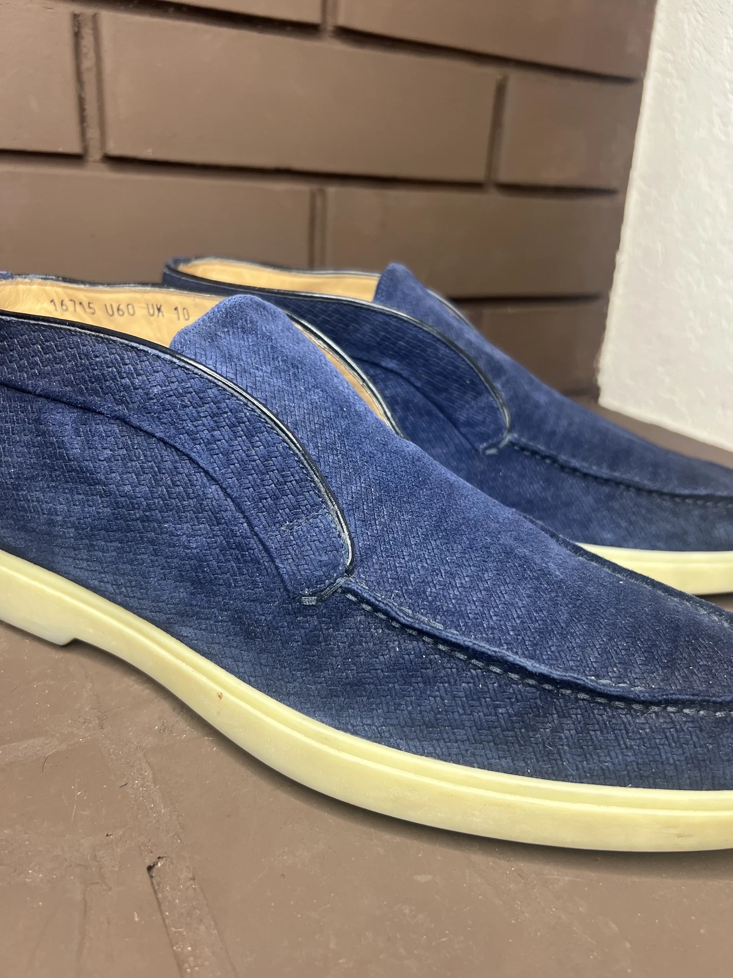 Кожаные ботинки (44) Santoni (Италия) - миниатюра 6