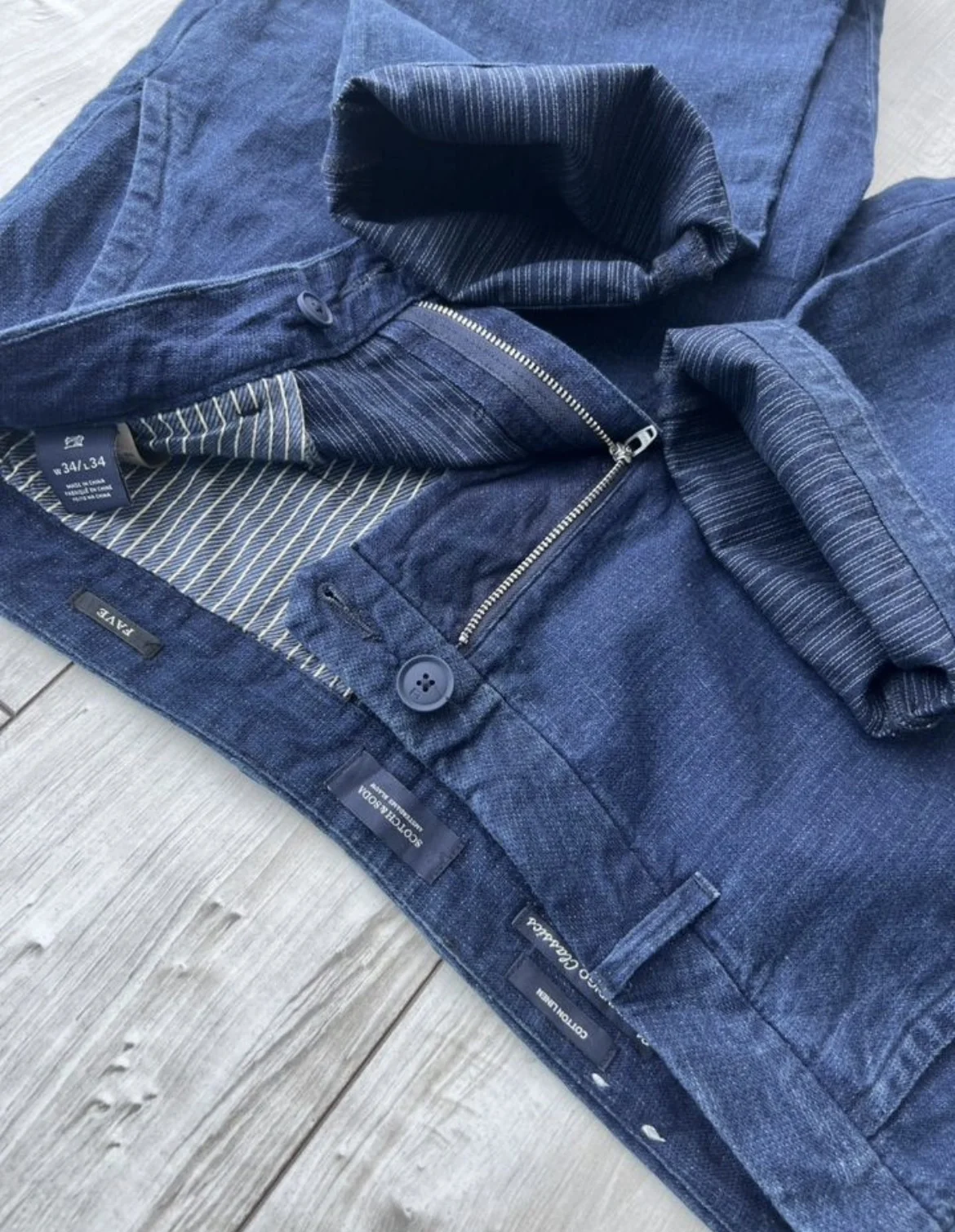 Льняные брюки (W34/L32) Scotch&Soda "Fave" - миниатюра 8